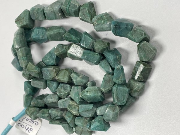 Chrysocolla Nugget Faceted