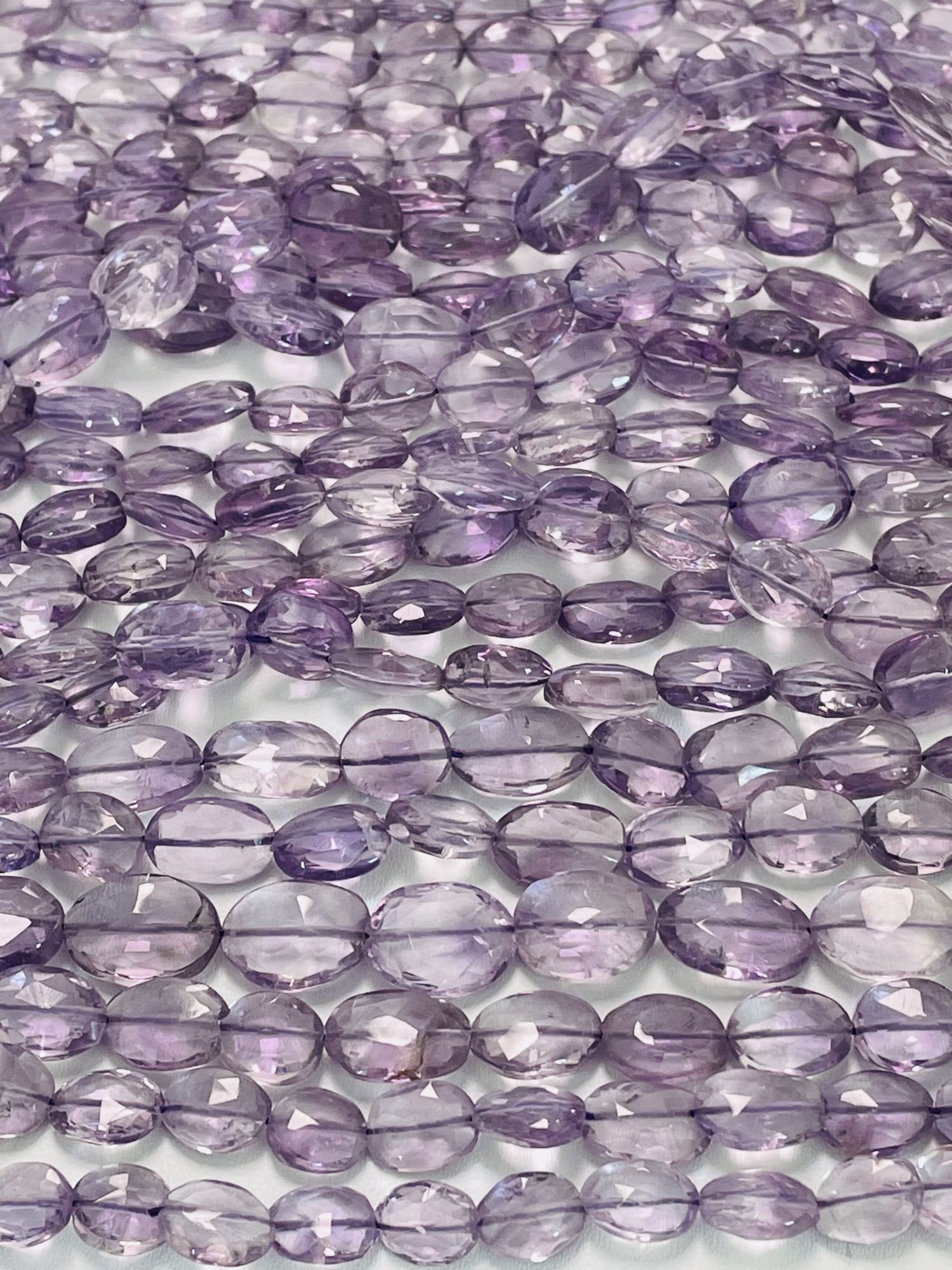 Purple Amethyst Oval Faceted