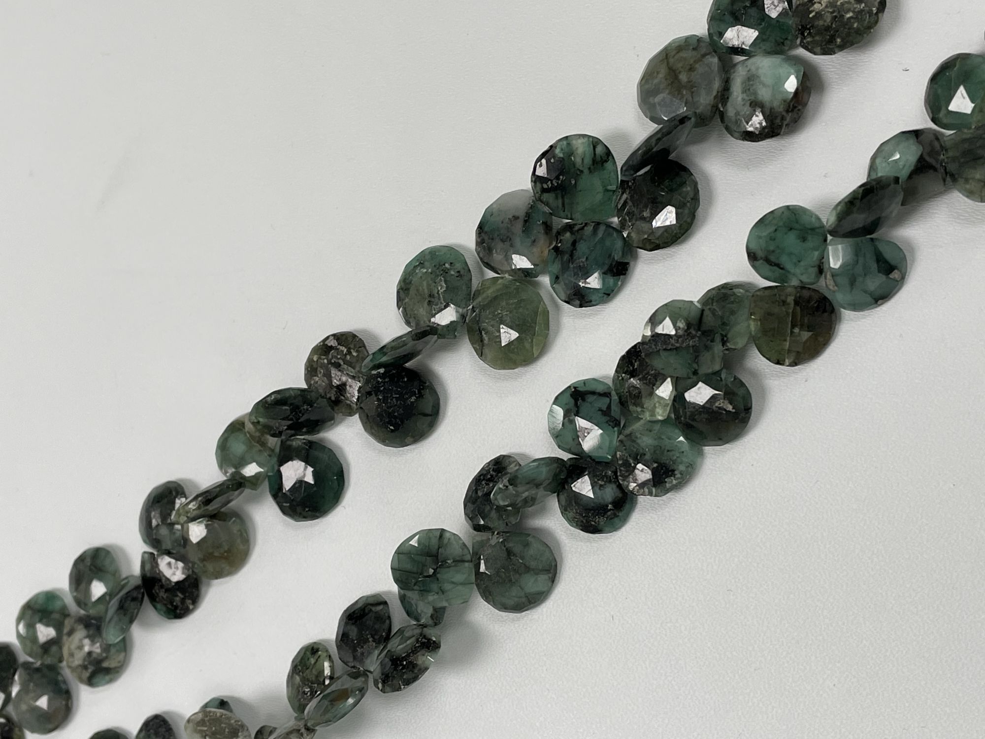 Brazilian Emerald Heart Faceted