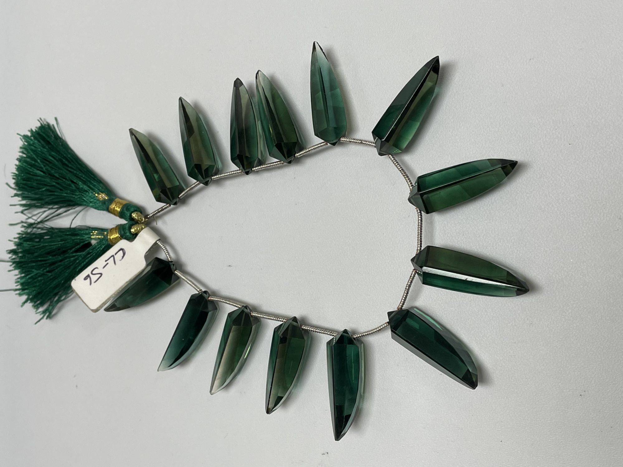 Green Hydro Quartz Okra Faceted