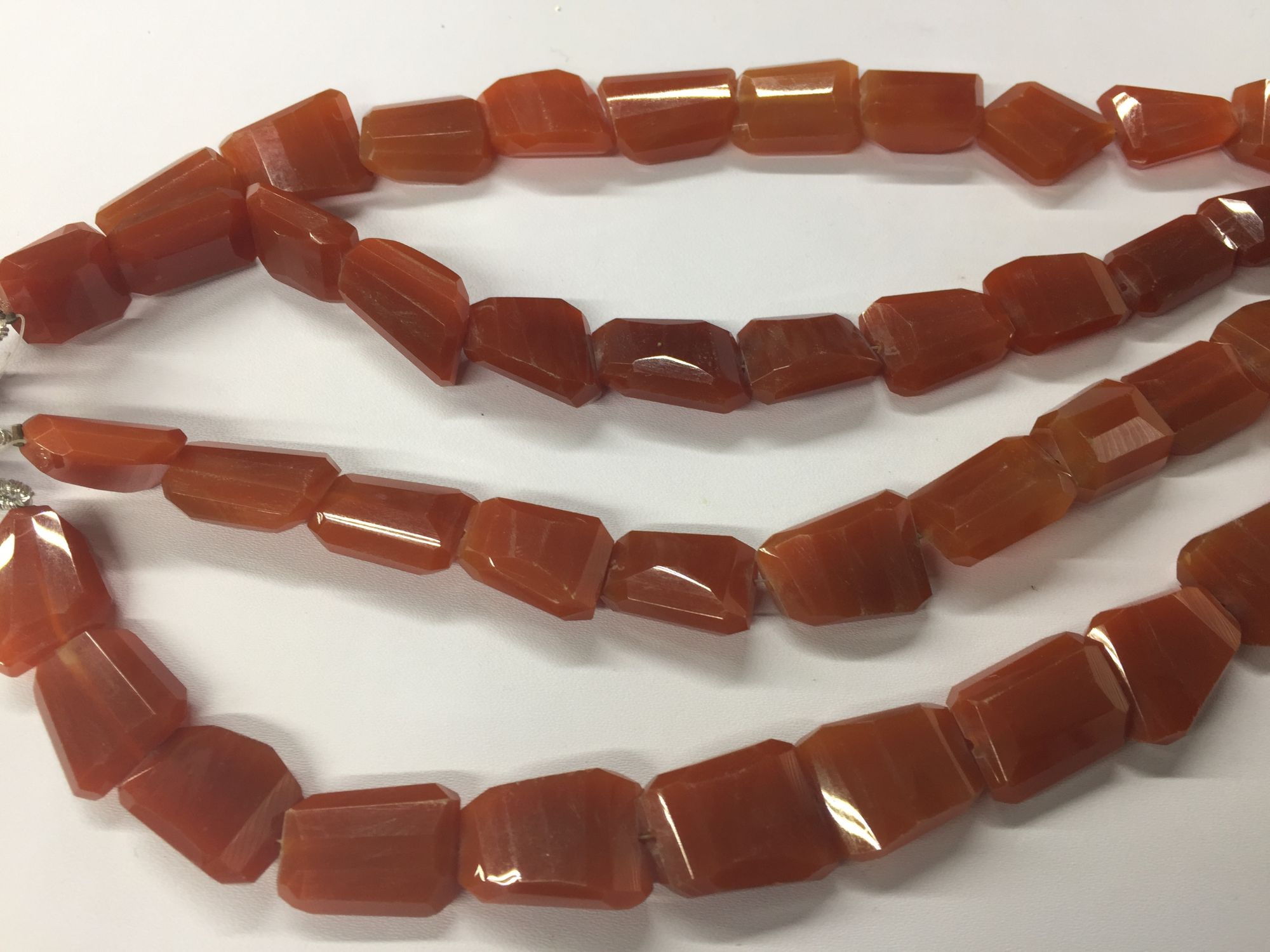 Carnelian Nuggets Faceted
