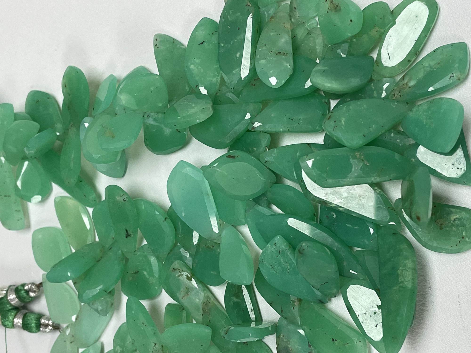 Chrysoprase Funky cut Faceted