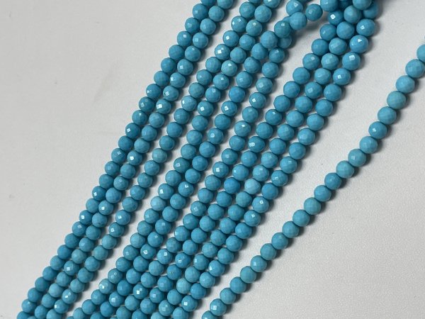 Turquoise Round Faceted