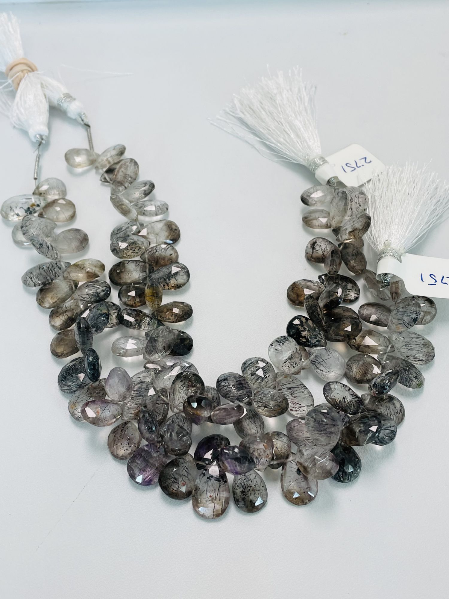 Moss Amethyst Pear Faceted