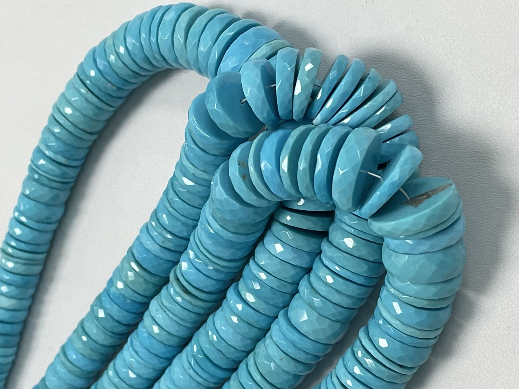 Turquoise Tire Faceted