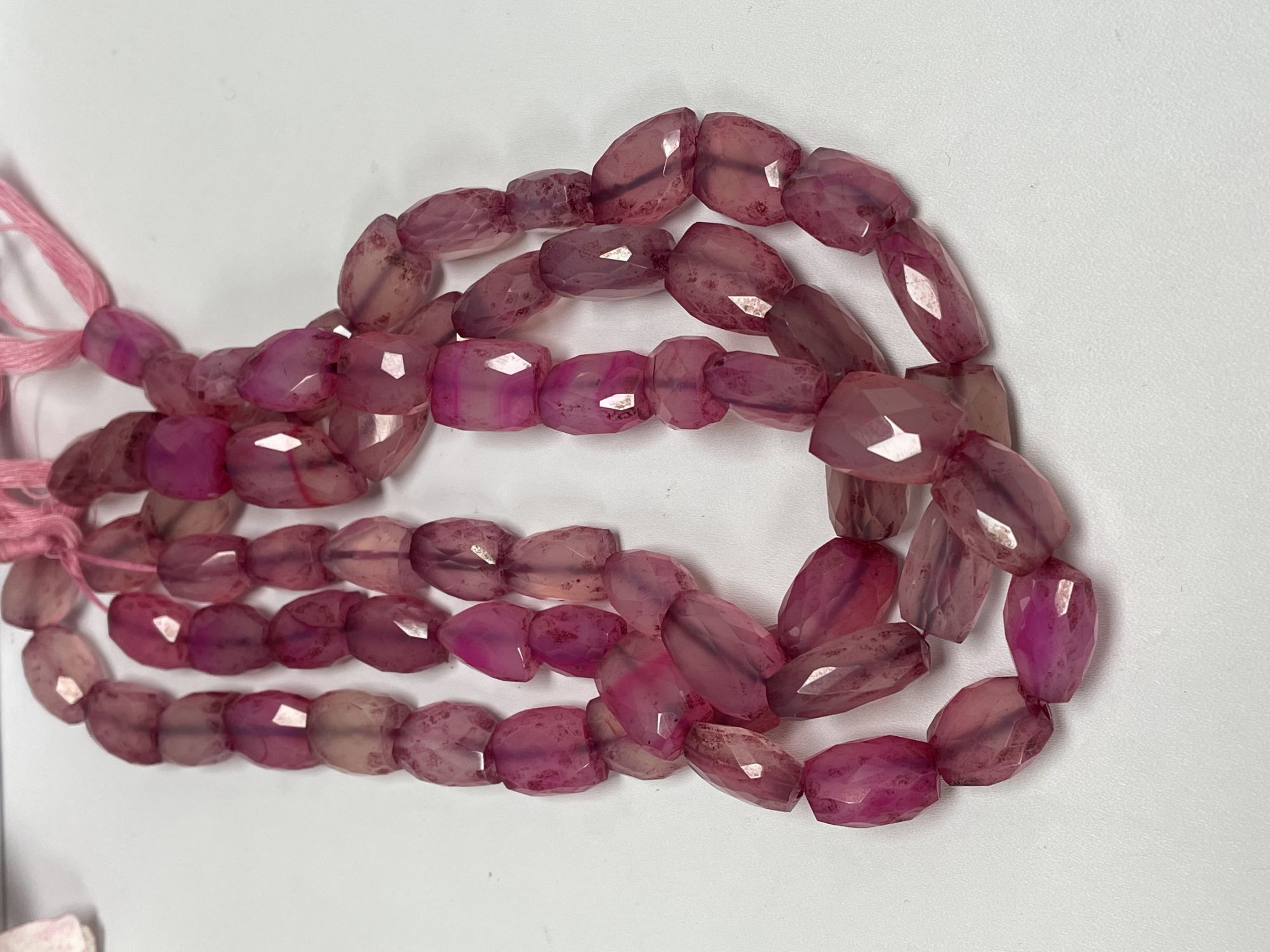 Pink Chalcedony Nugget Faceted