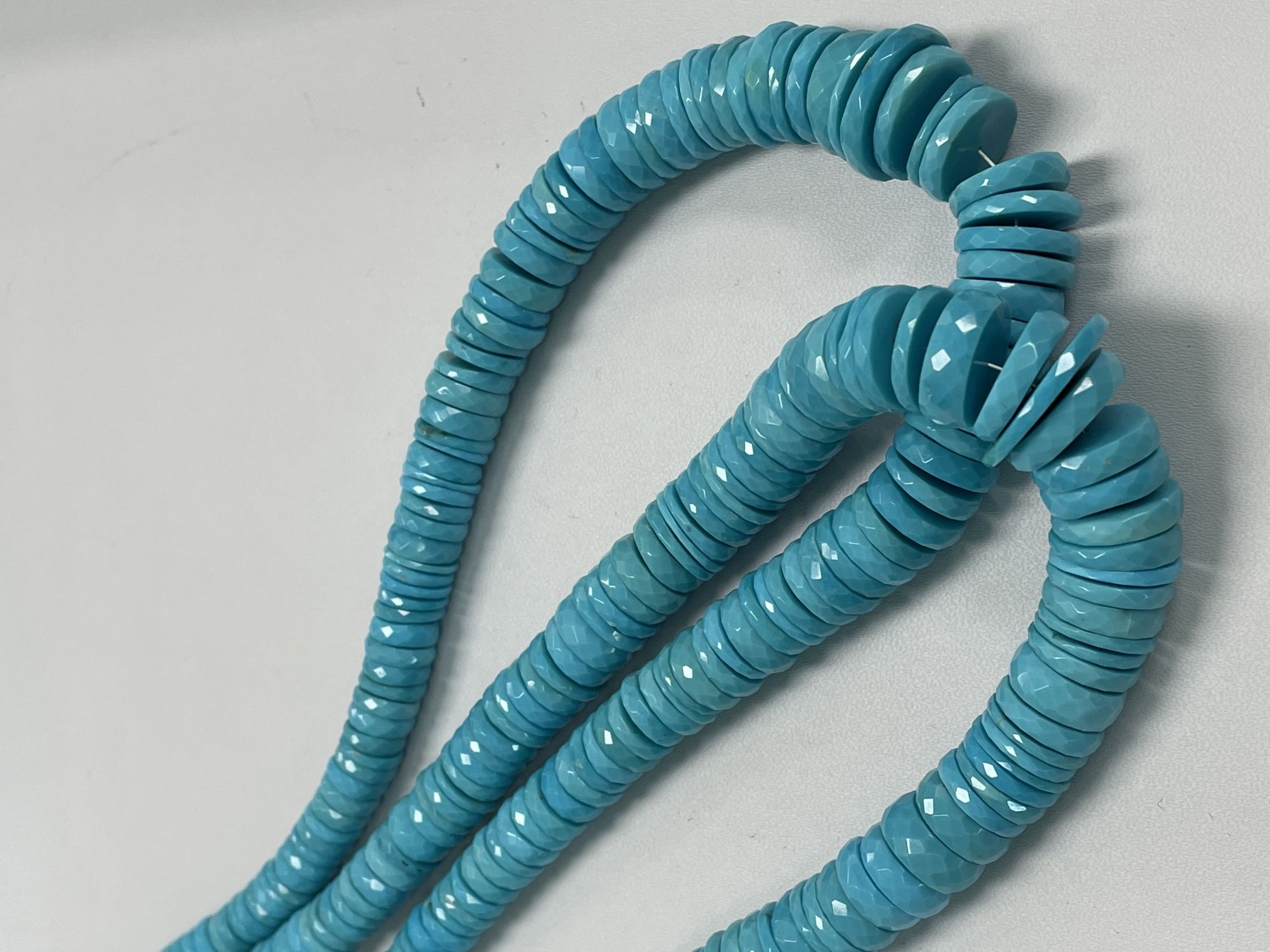 Turquoise Tire Faceted