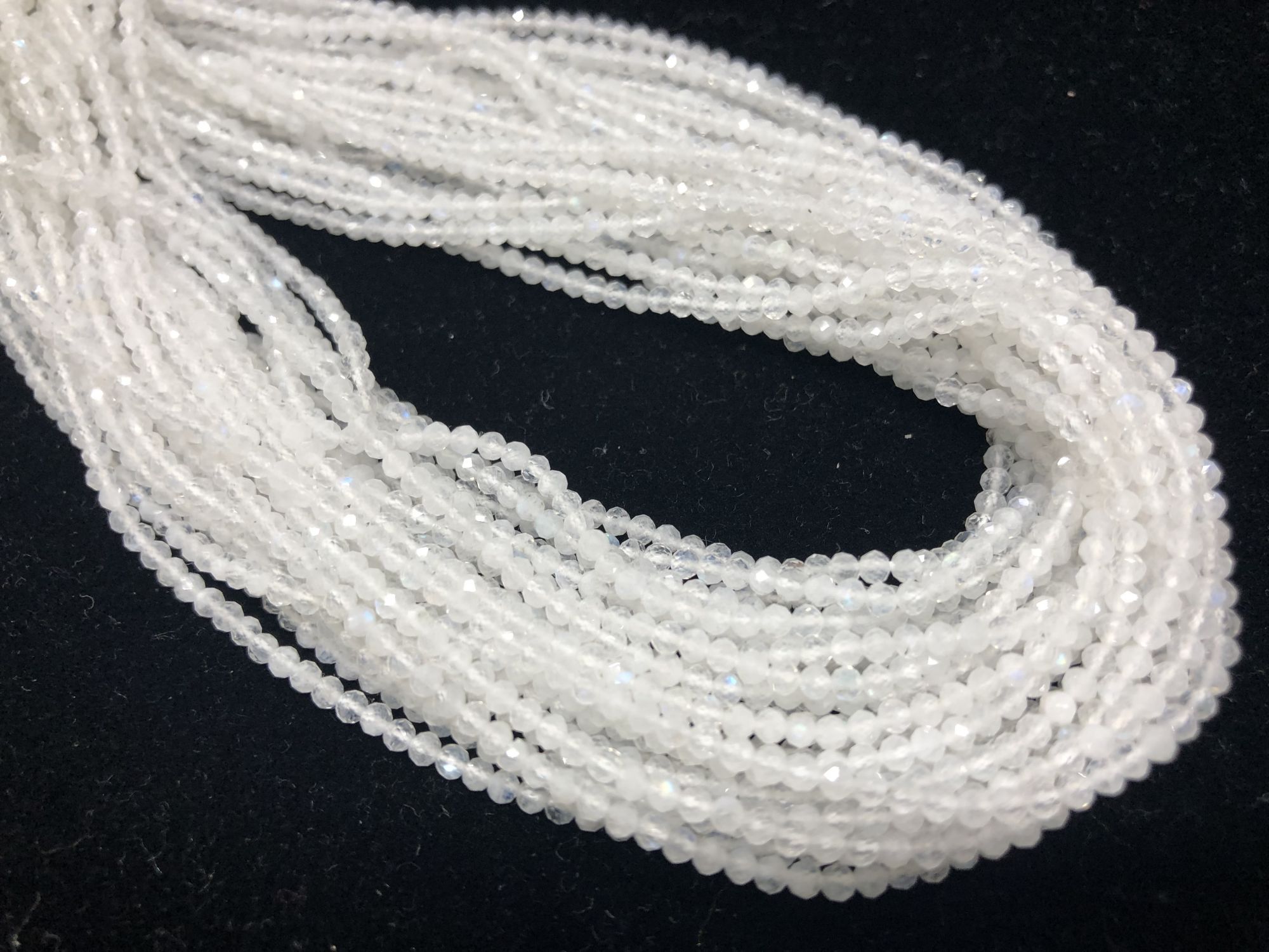 Moonstone Rounds Faceted