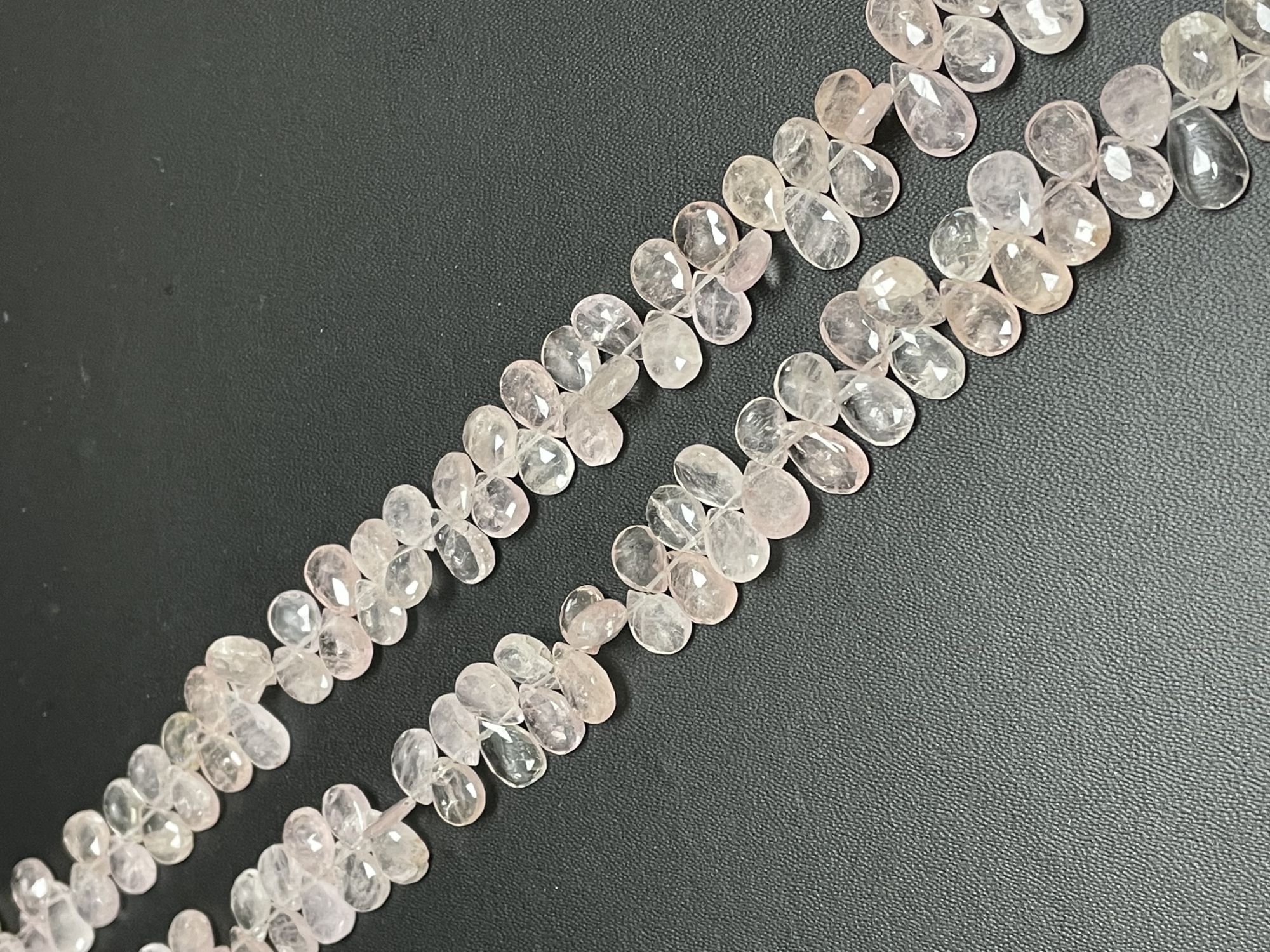 Morganite Pear Faceted