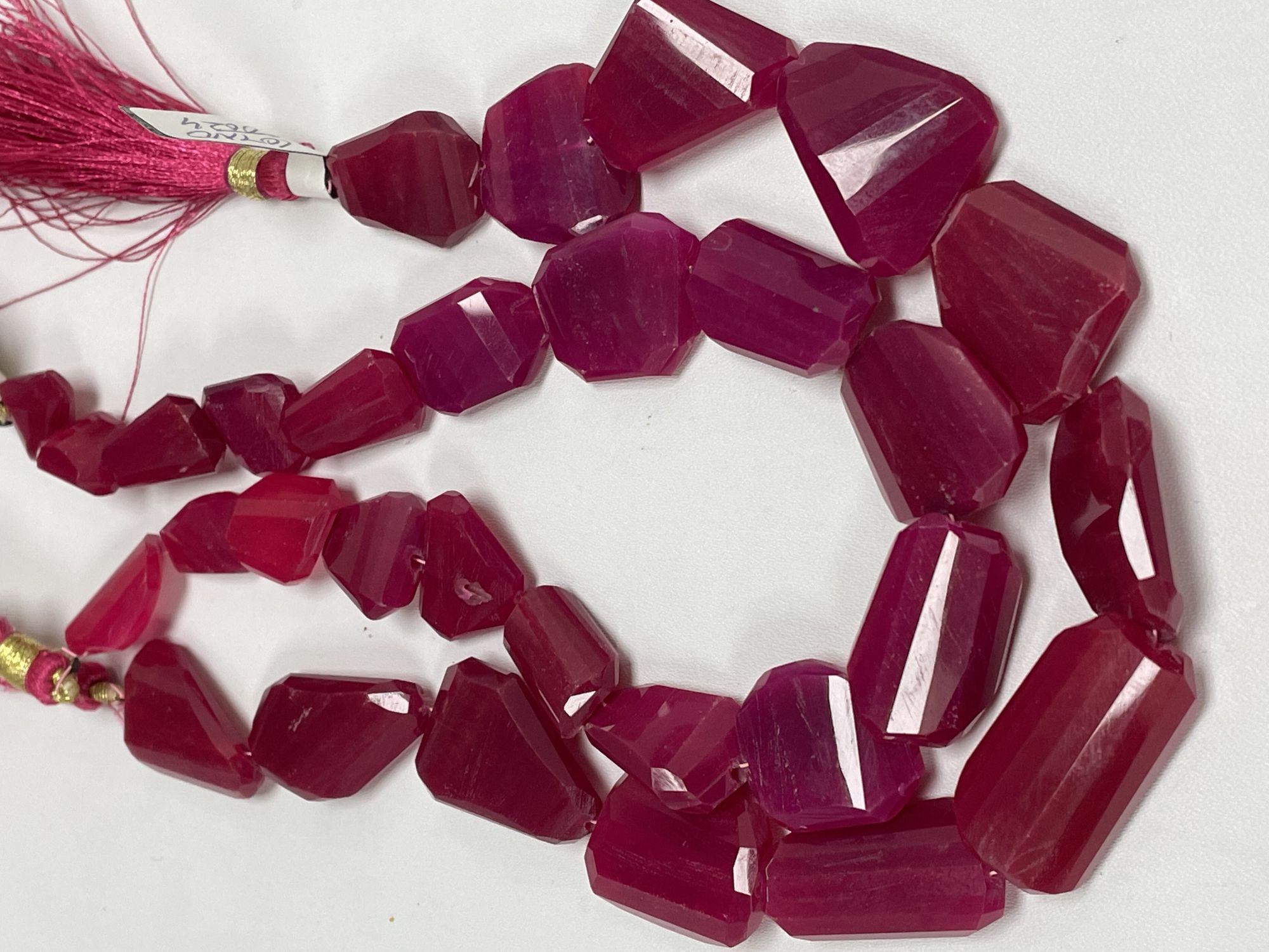 Pink Chalcedony Nugget Faceted