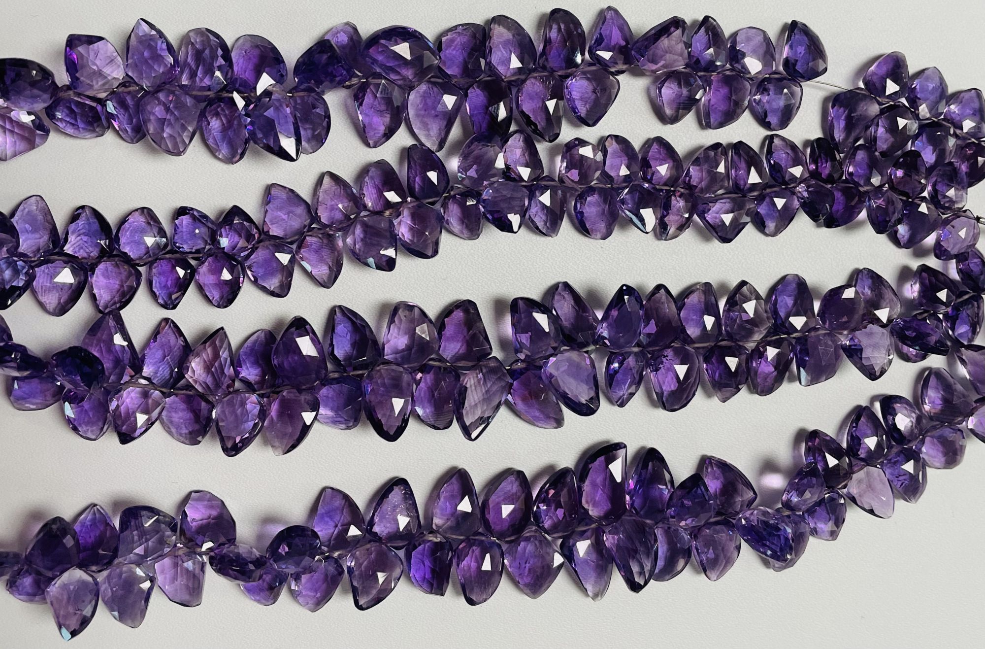 Amethyst Saber Tooth Faceted