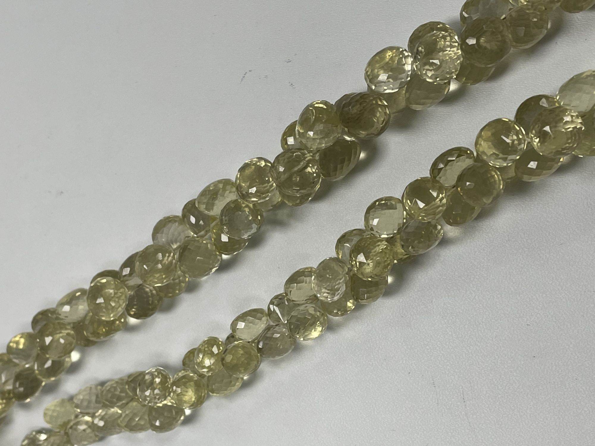 Lemon Quartz Onion Faceted