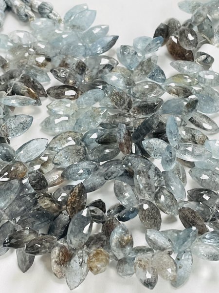 Copper Aquamarine Marquise Faceted