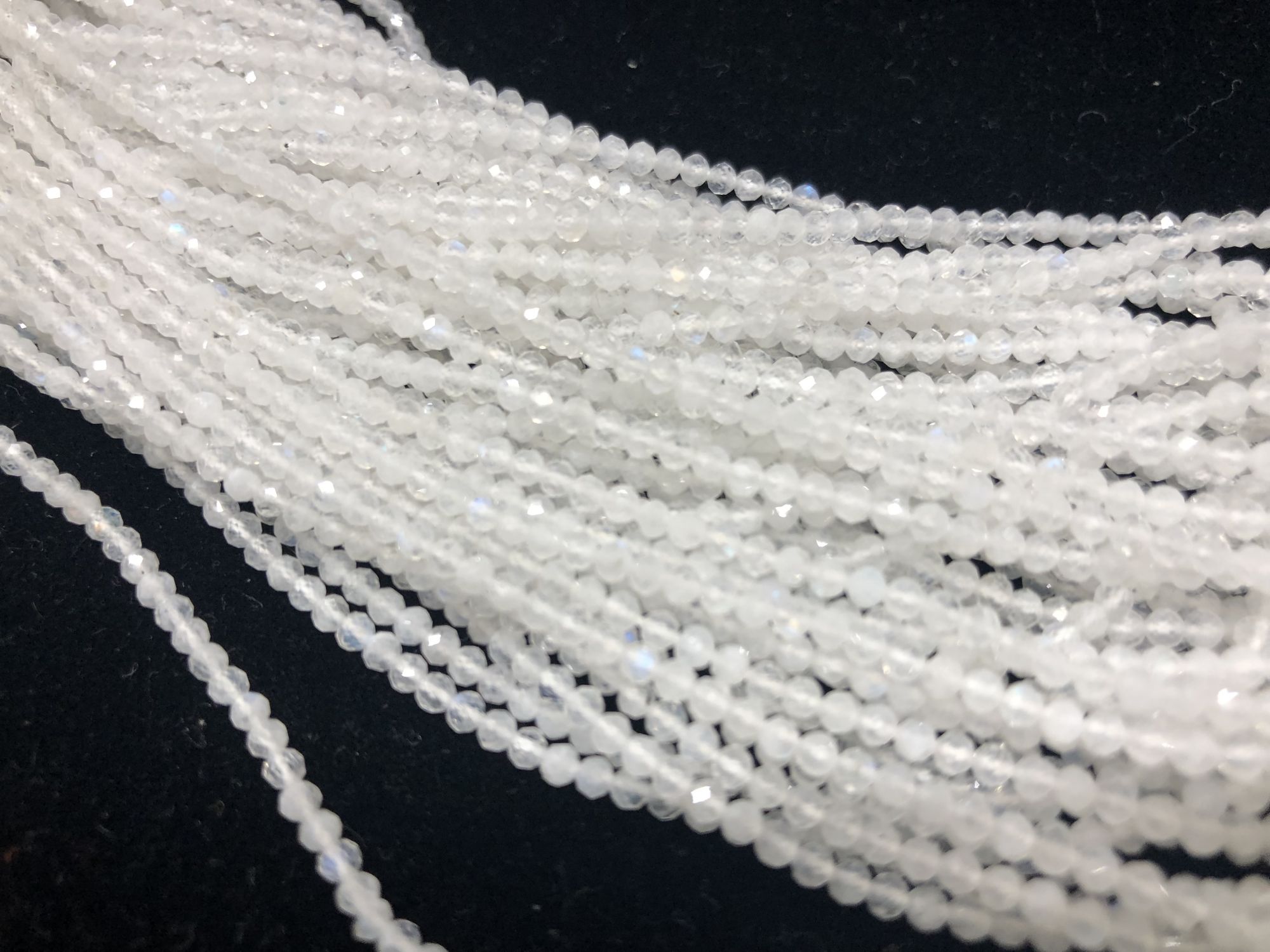 Moonstone Rounds Faceted