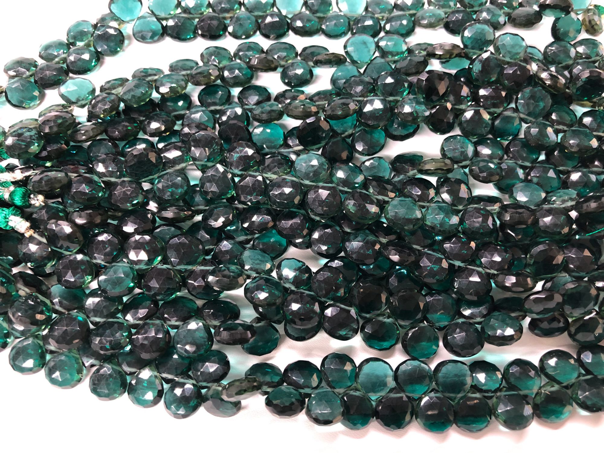 Forest Green Hydro Quartz HEART