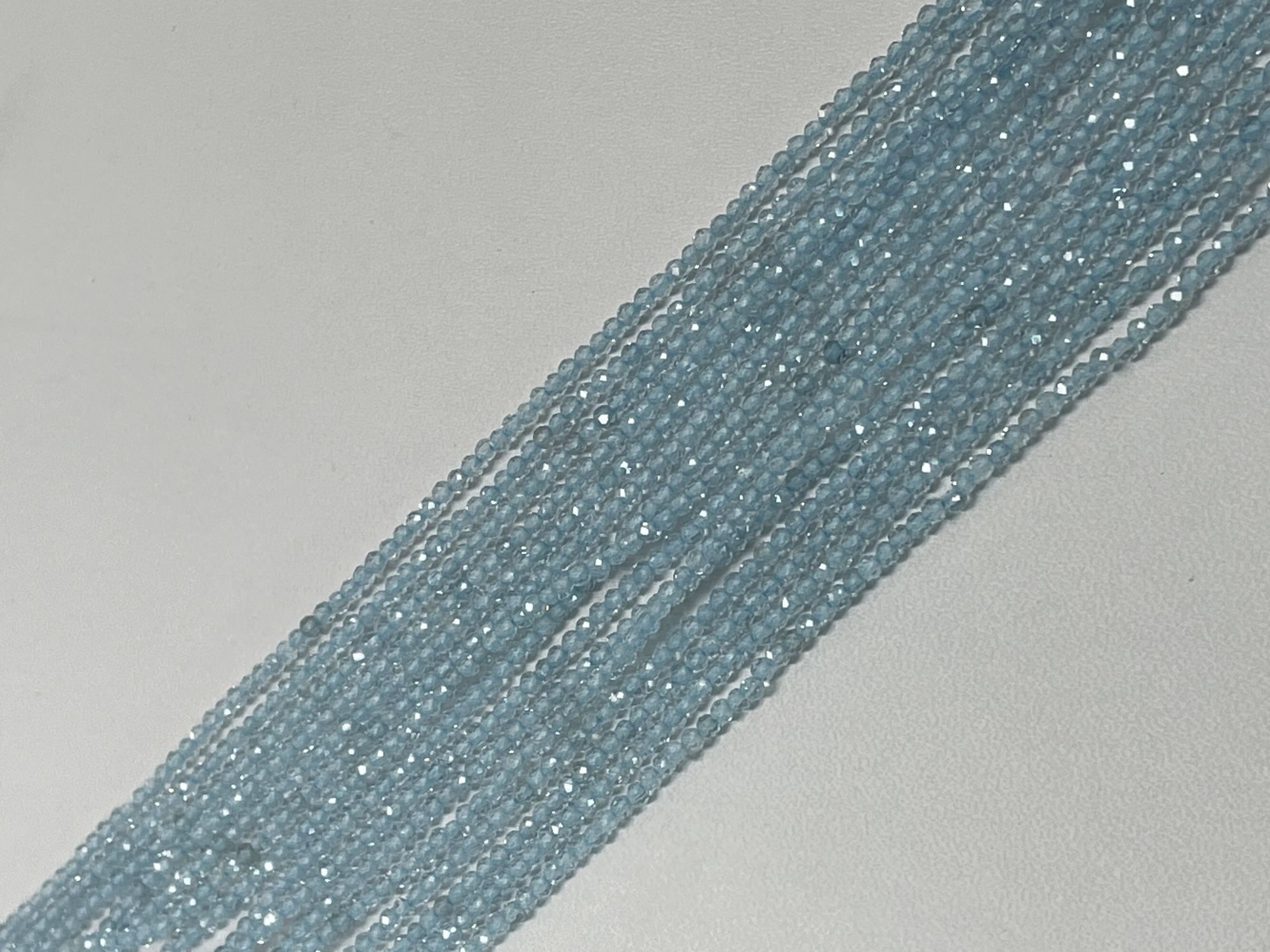 Sky Blue Topaz Rondelle Faceted