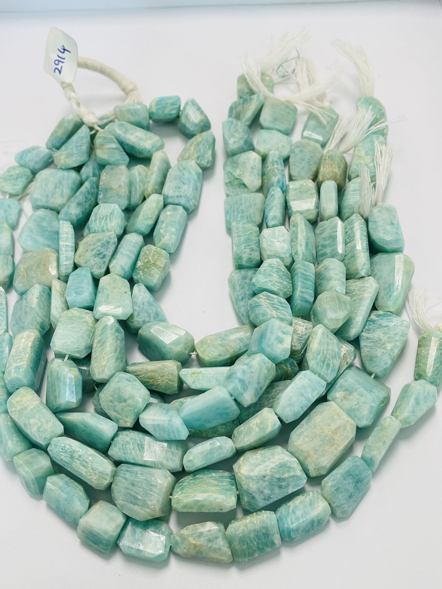 Amazonite Nugget Faceted