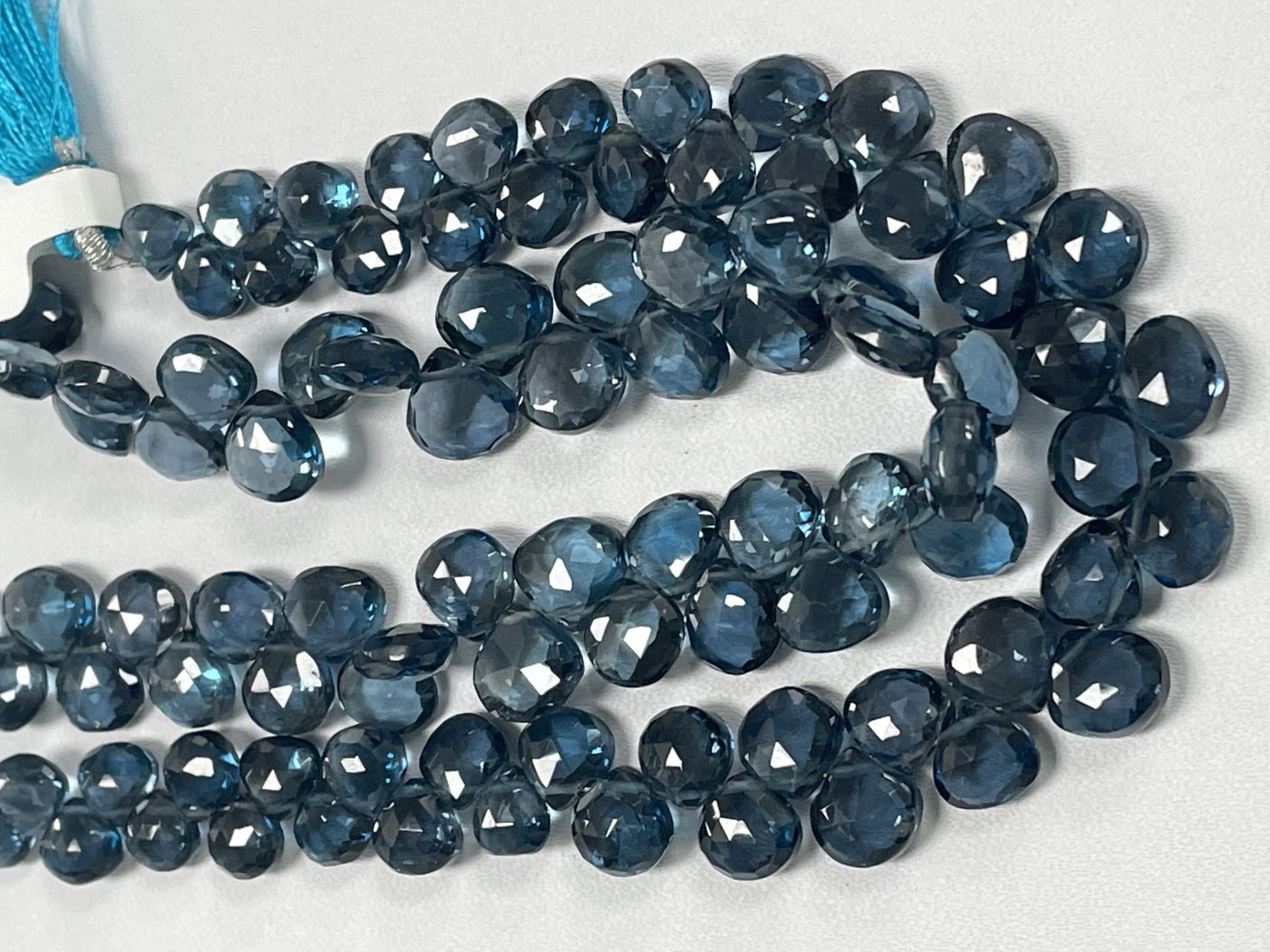 London Blue Topaz Heart Faceted