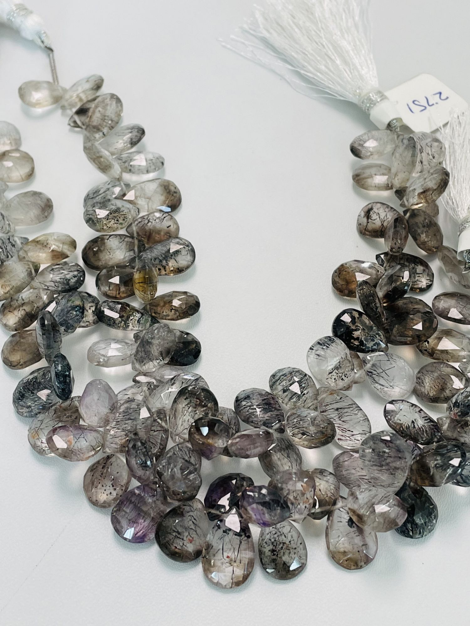 Moss Amethyst Pear Faceted