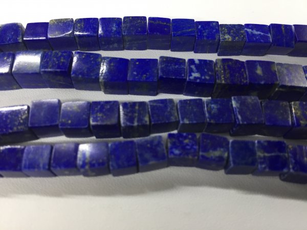 Lapis Cubes Faceted