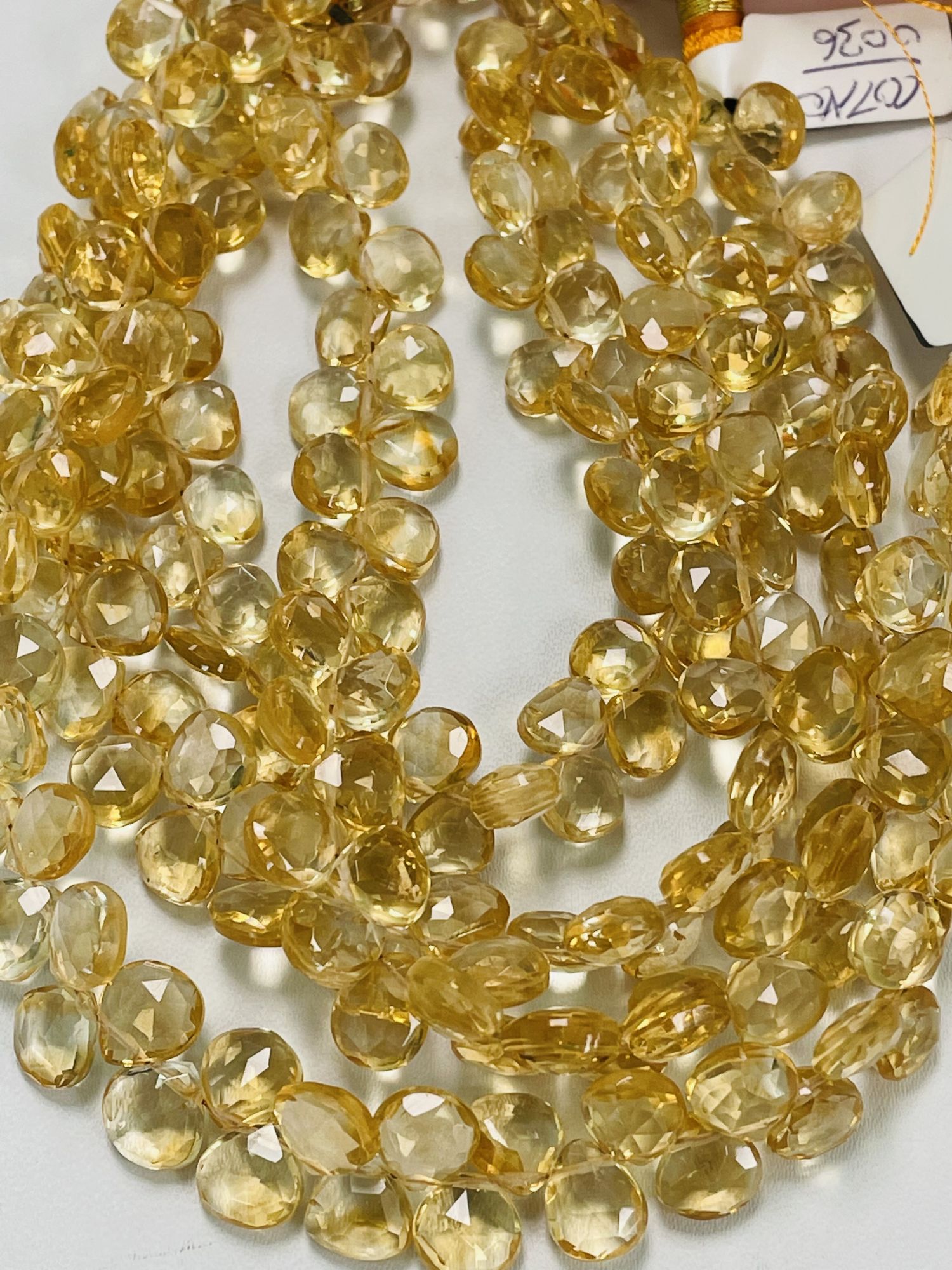 Citrine Heart Faceted