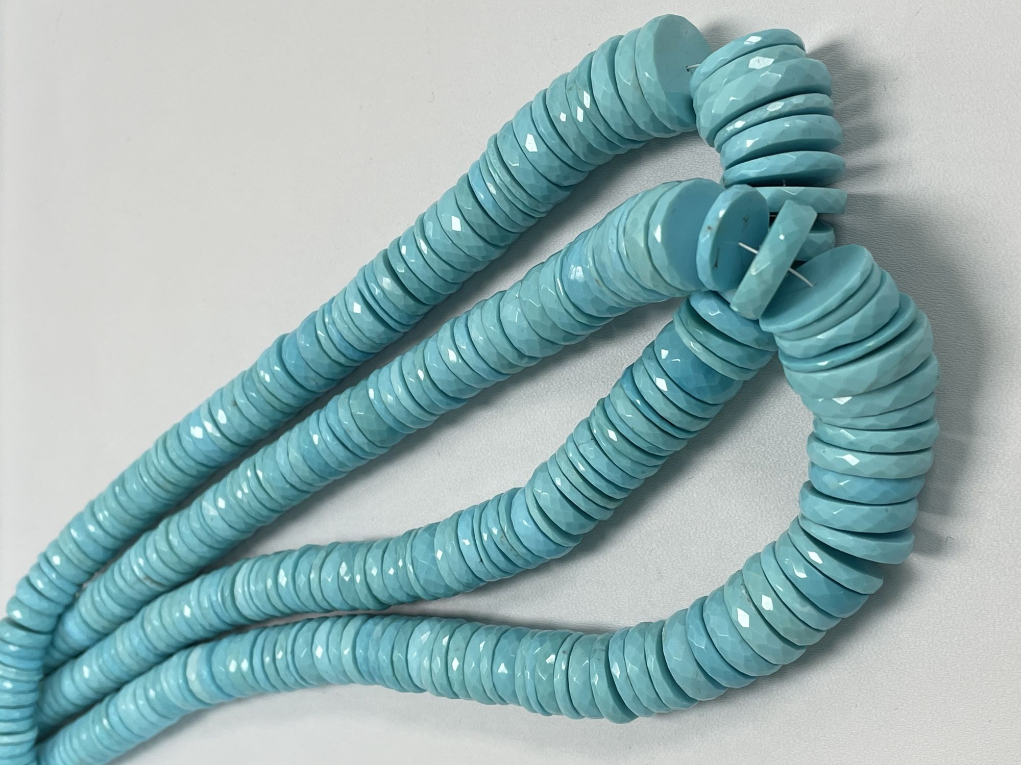 Turquoise Tire Faceted