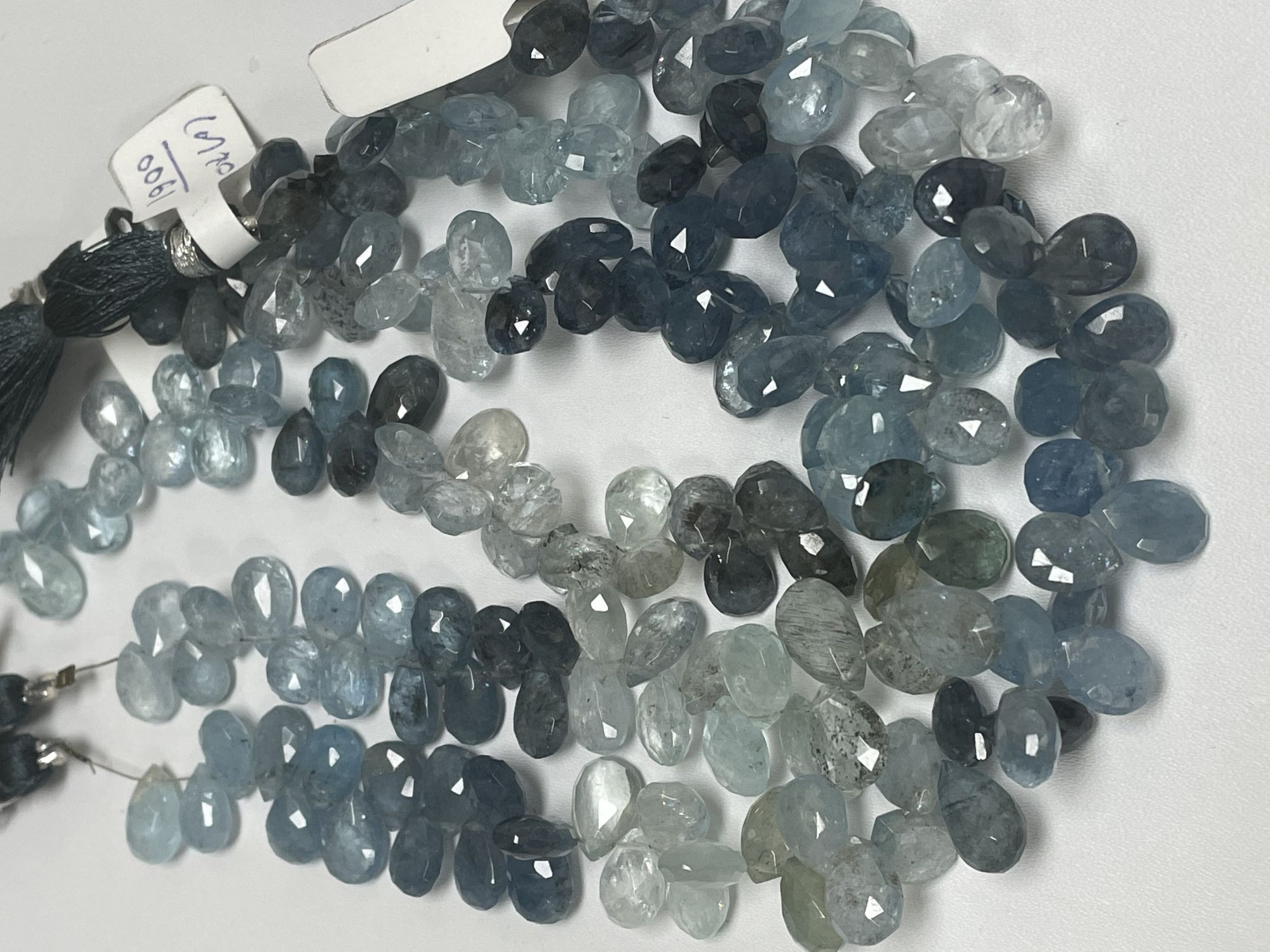 Aquamarine Pear Faceted