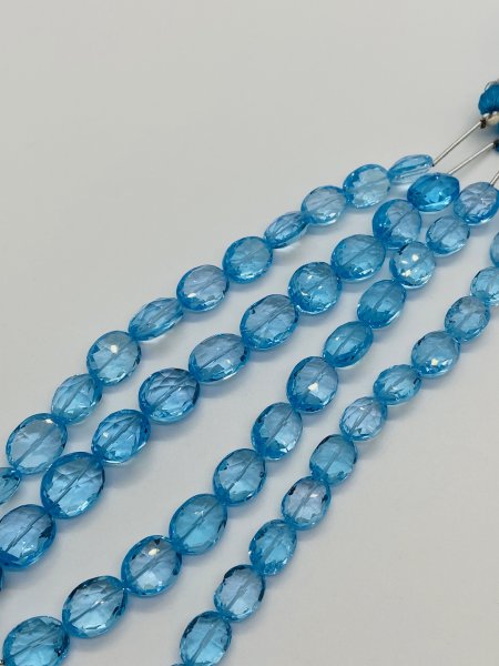 Sky Blue topaz  Ovals Faceted