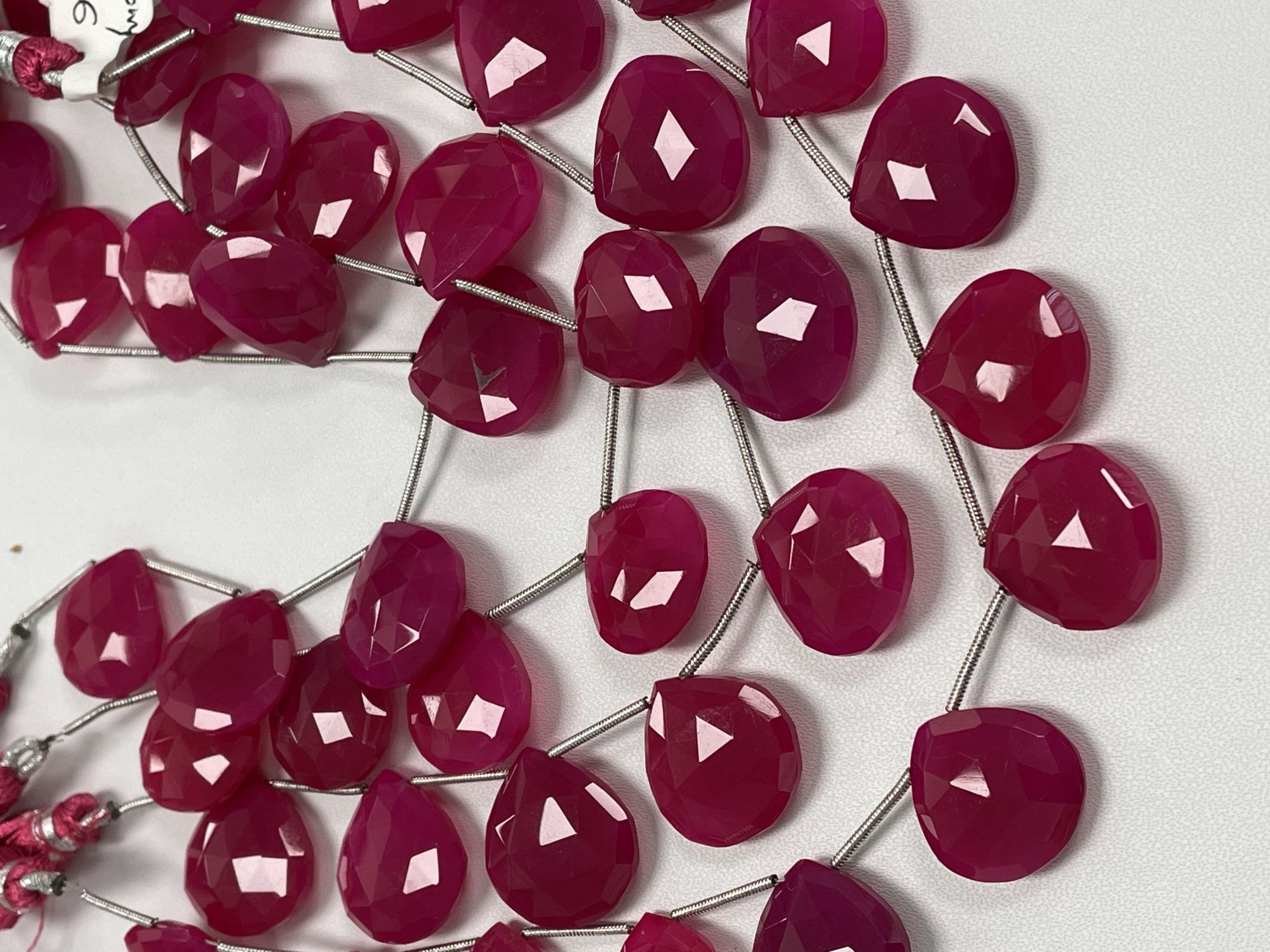 Pink Chalcedony Heart Faceted