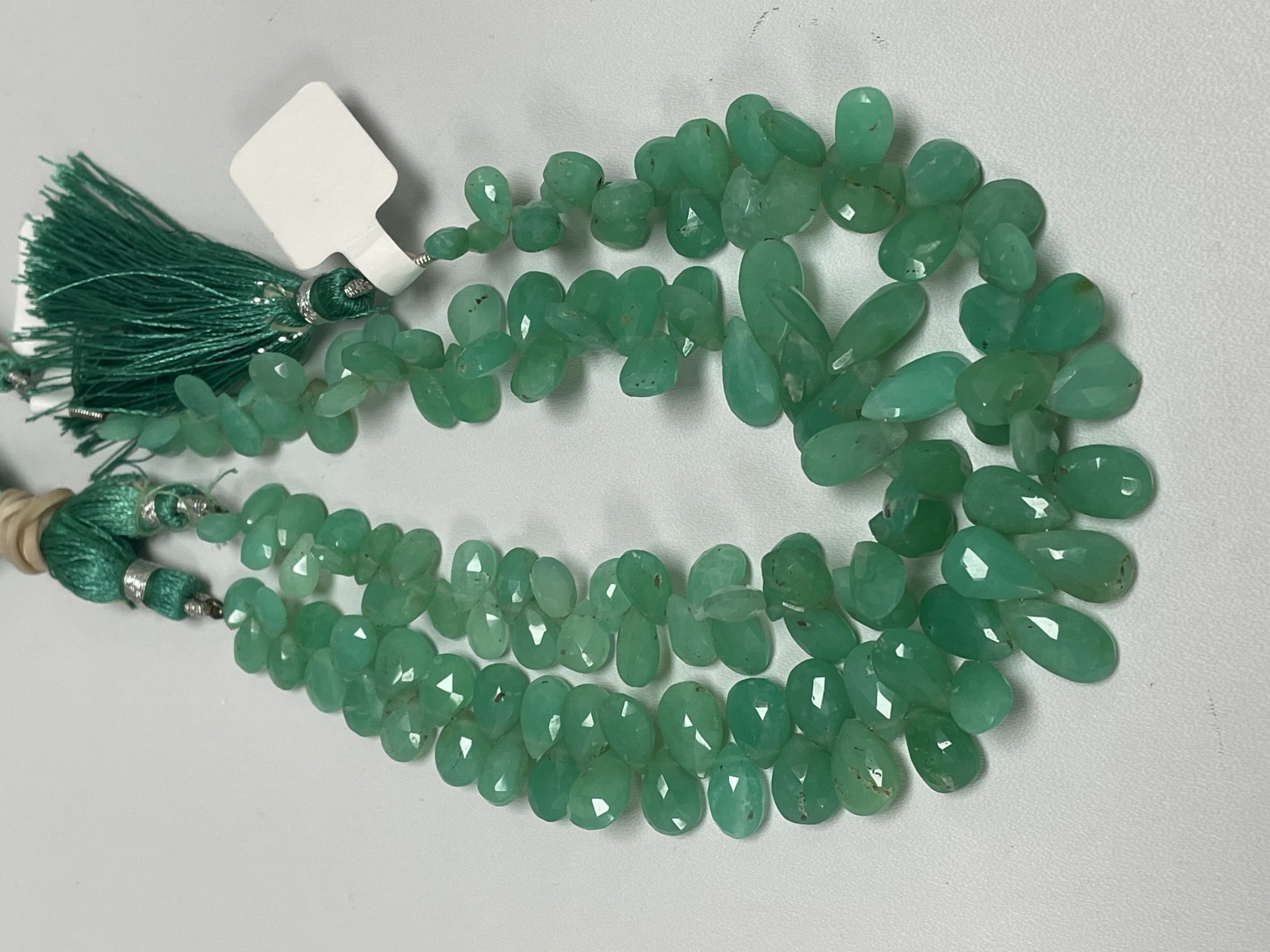 Chrysoprase Pear Faceted