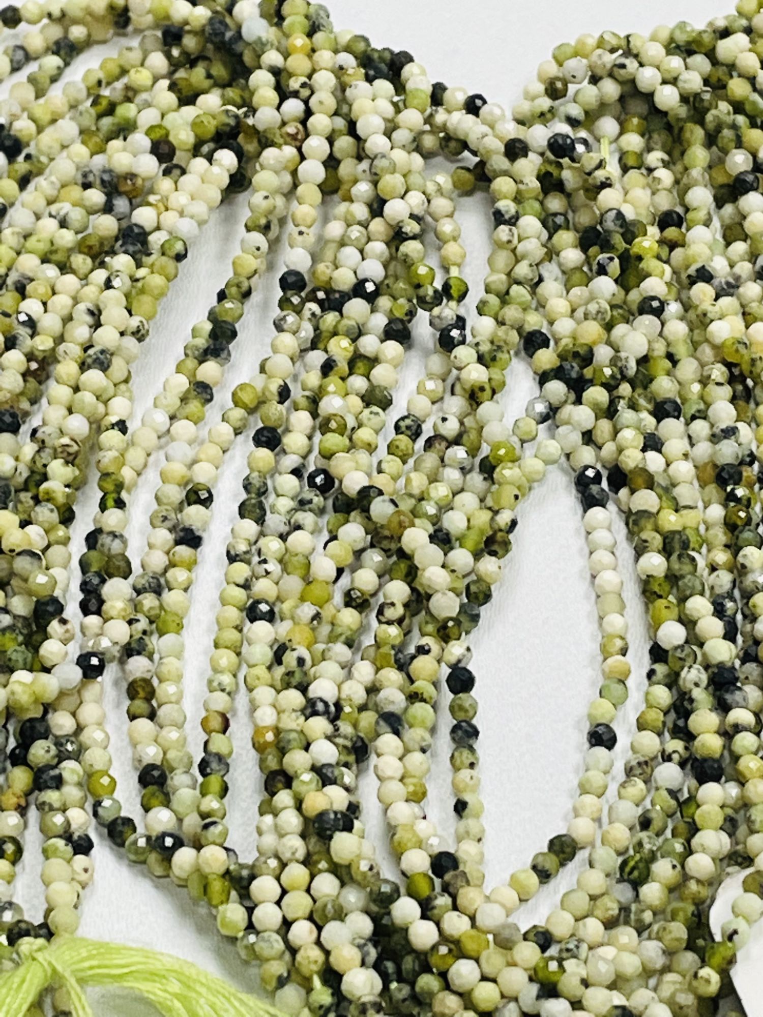 Shaded Opal Rondelle Faceted