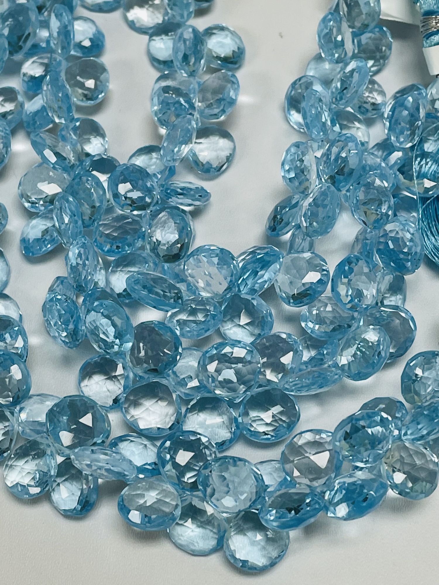 Sky Blue Topaz Heart Faceted