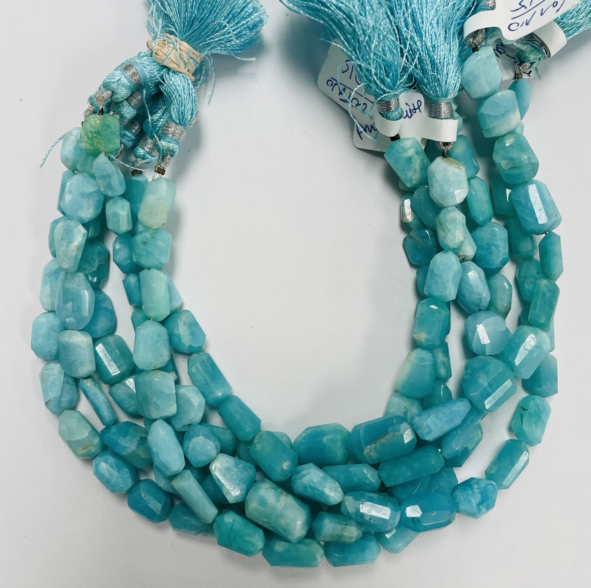 Amazonite Nuggets Faceted