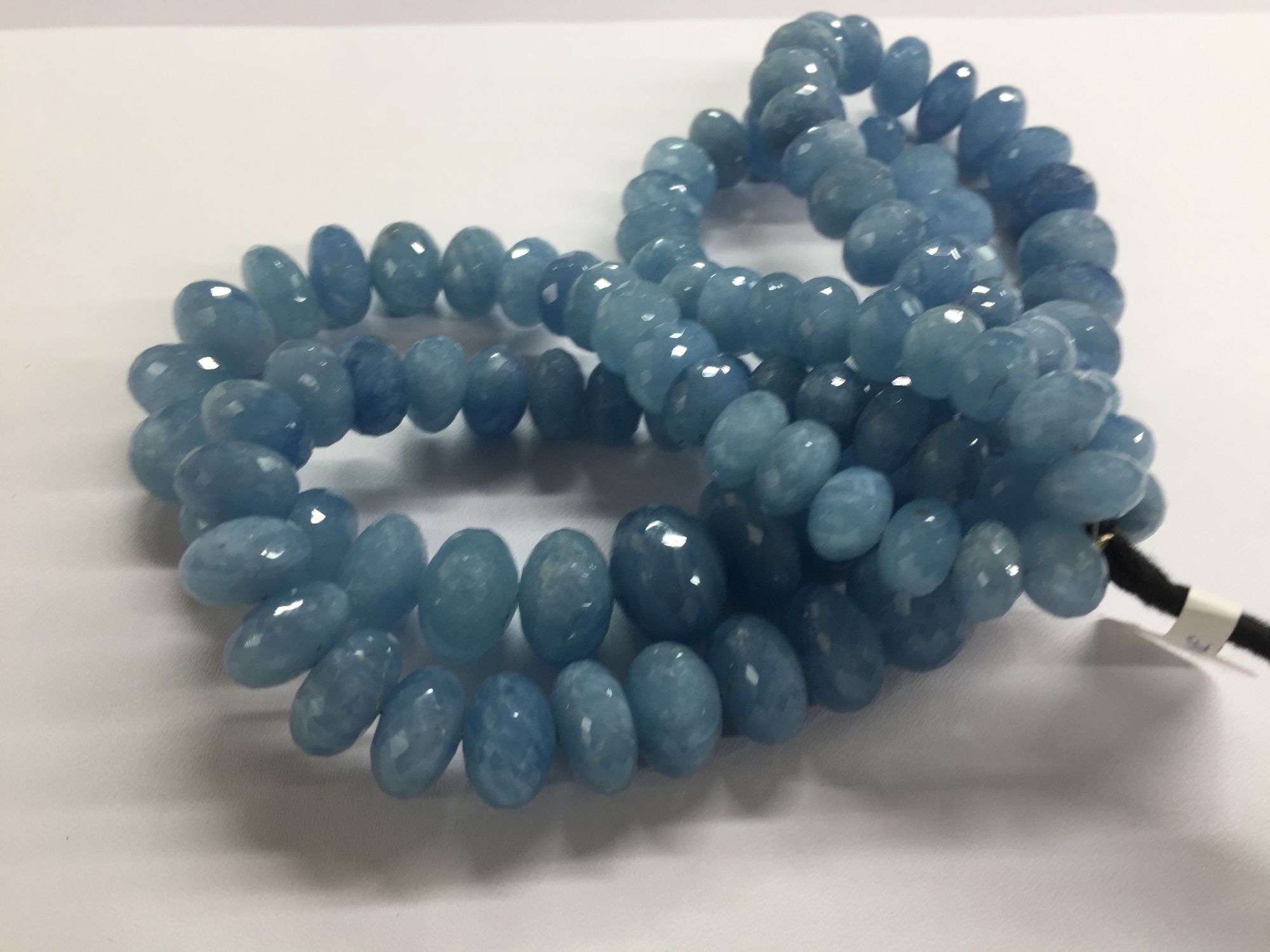 Aquamarine Rondelle Faceted