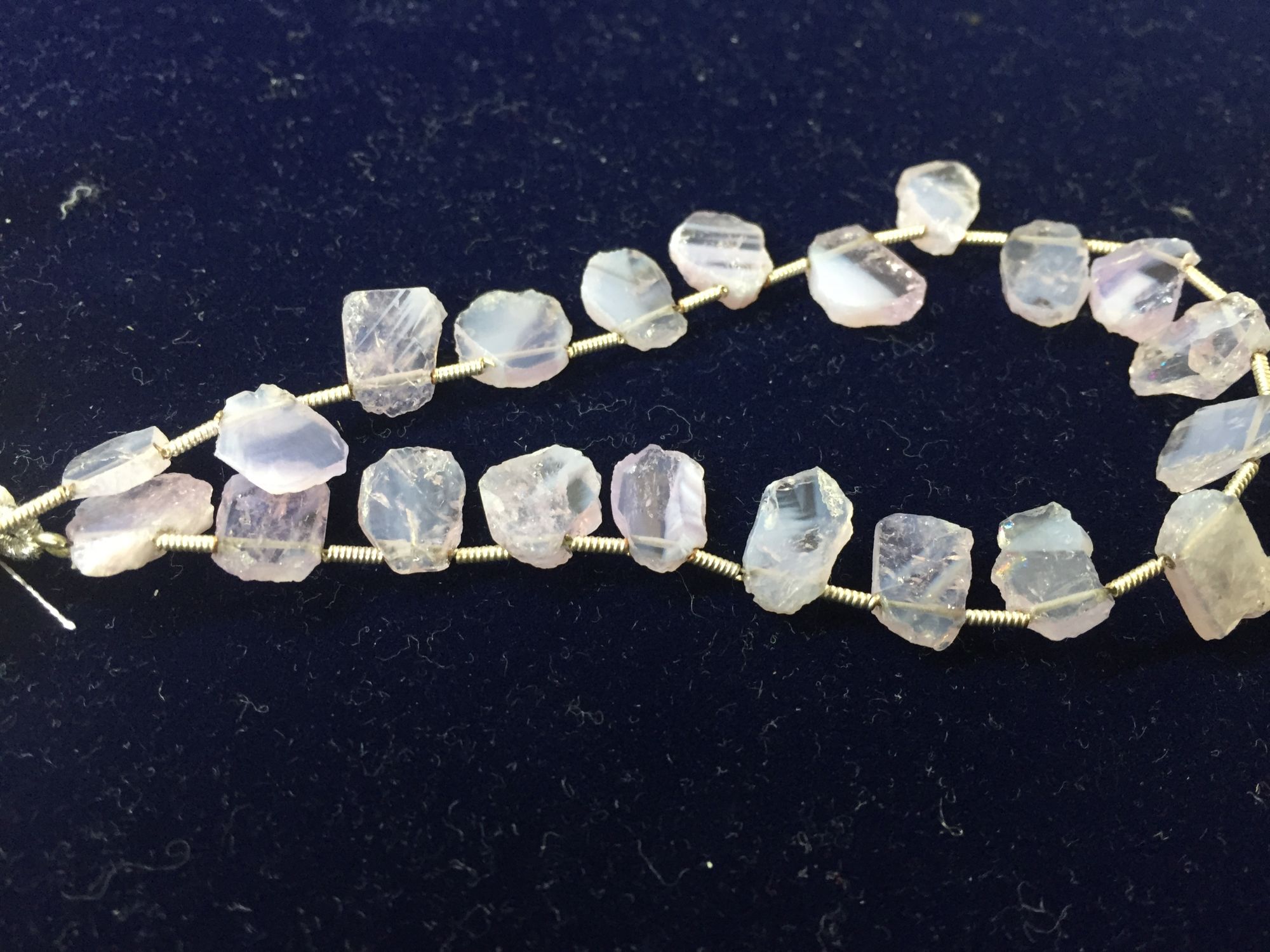 Scorolite Lavender Quartz Slices