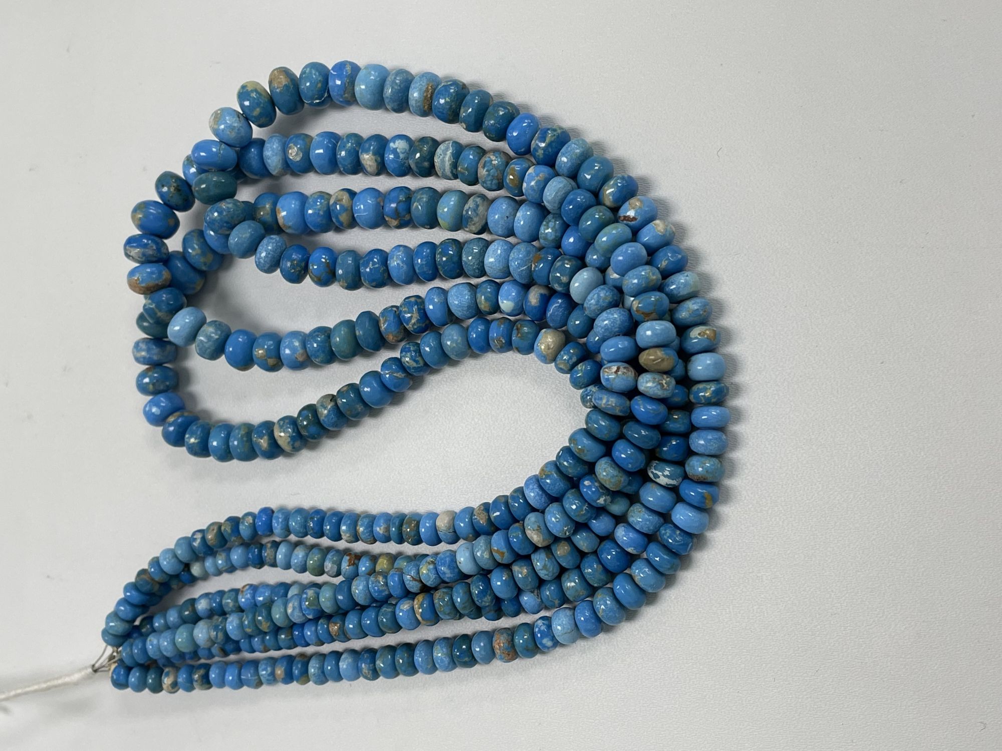 Ceruleite Rondelle Smooth