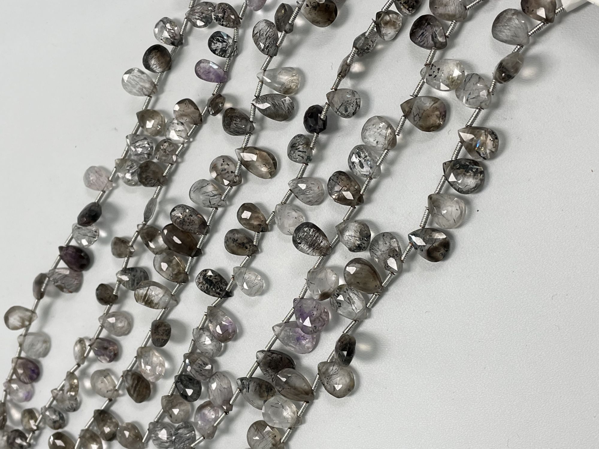 Moss Amethyst Pear Faceted