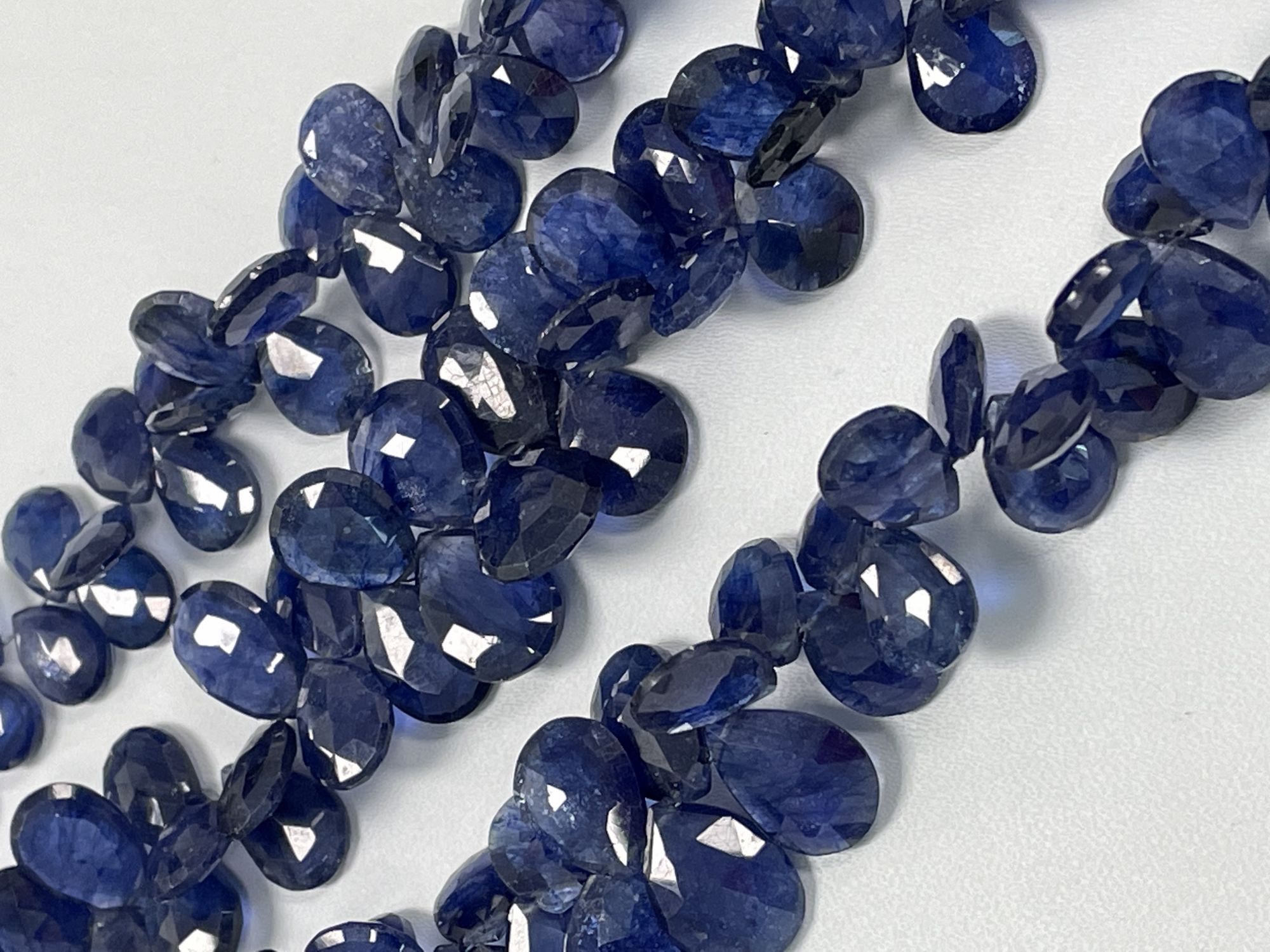 Blue Sapphire Pear Faceted