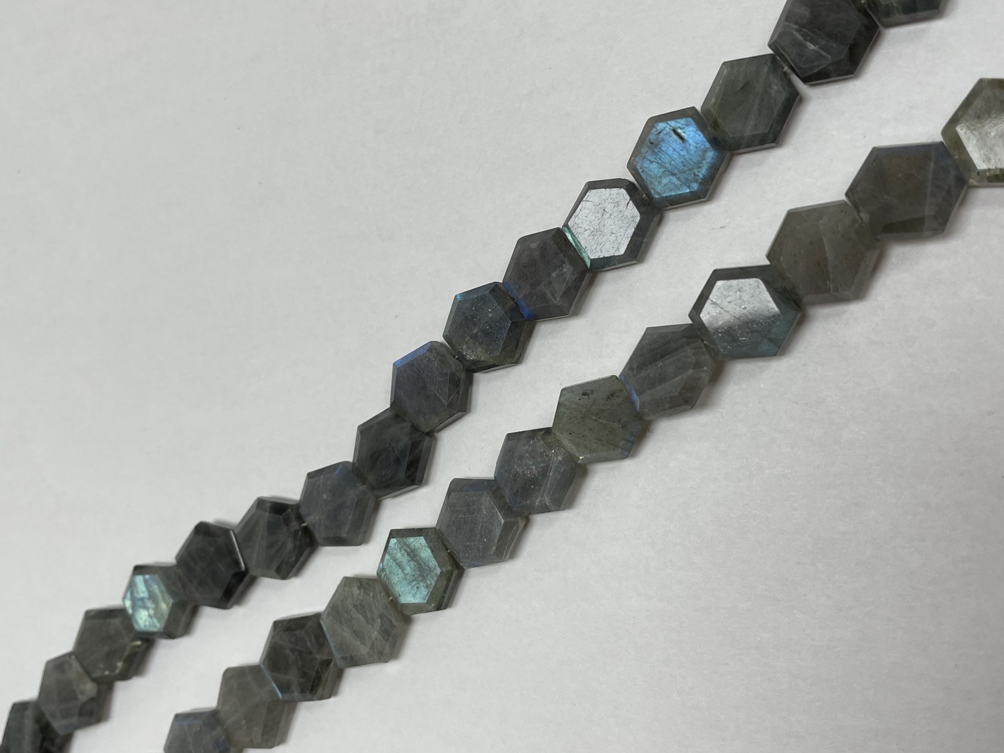 Labradorite Hexagon Faceted