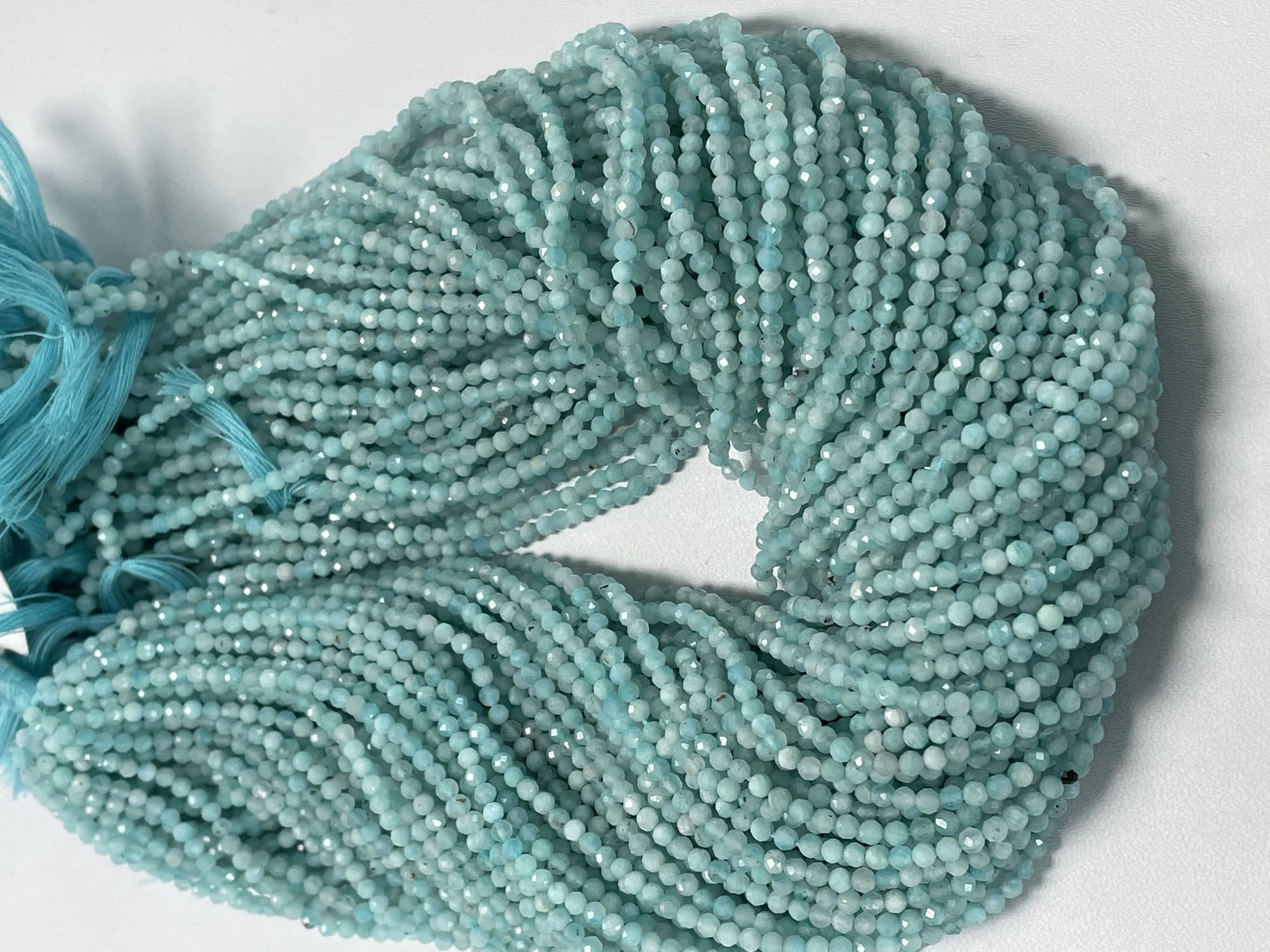 Amazonite Rondelle Faceted