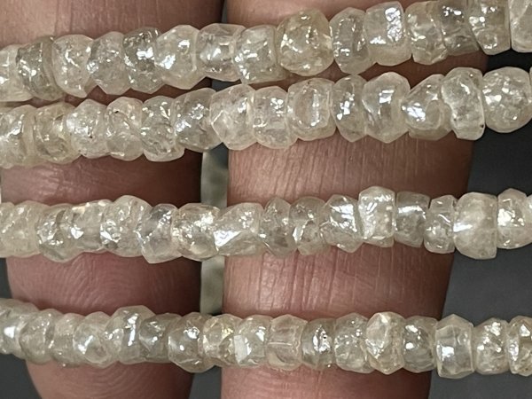 Imperial Topaz Rondelle Organic Cut Faceted