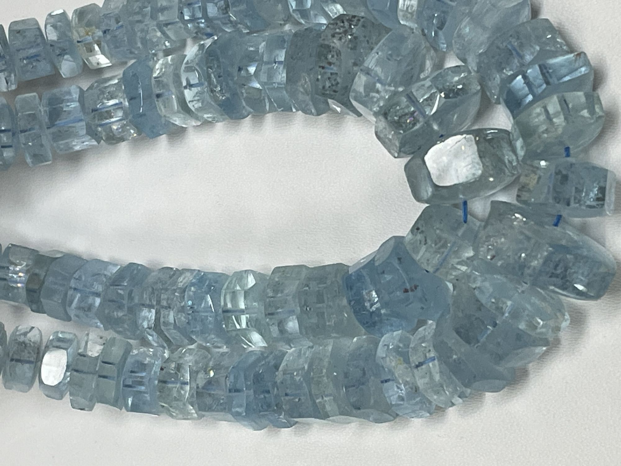 Aquamarine Bolt Faceted