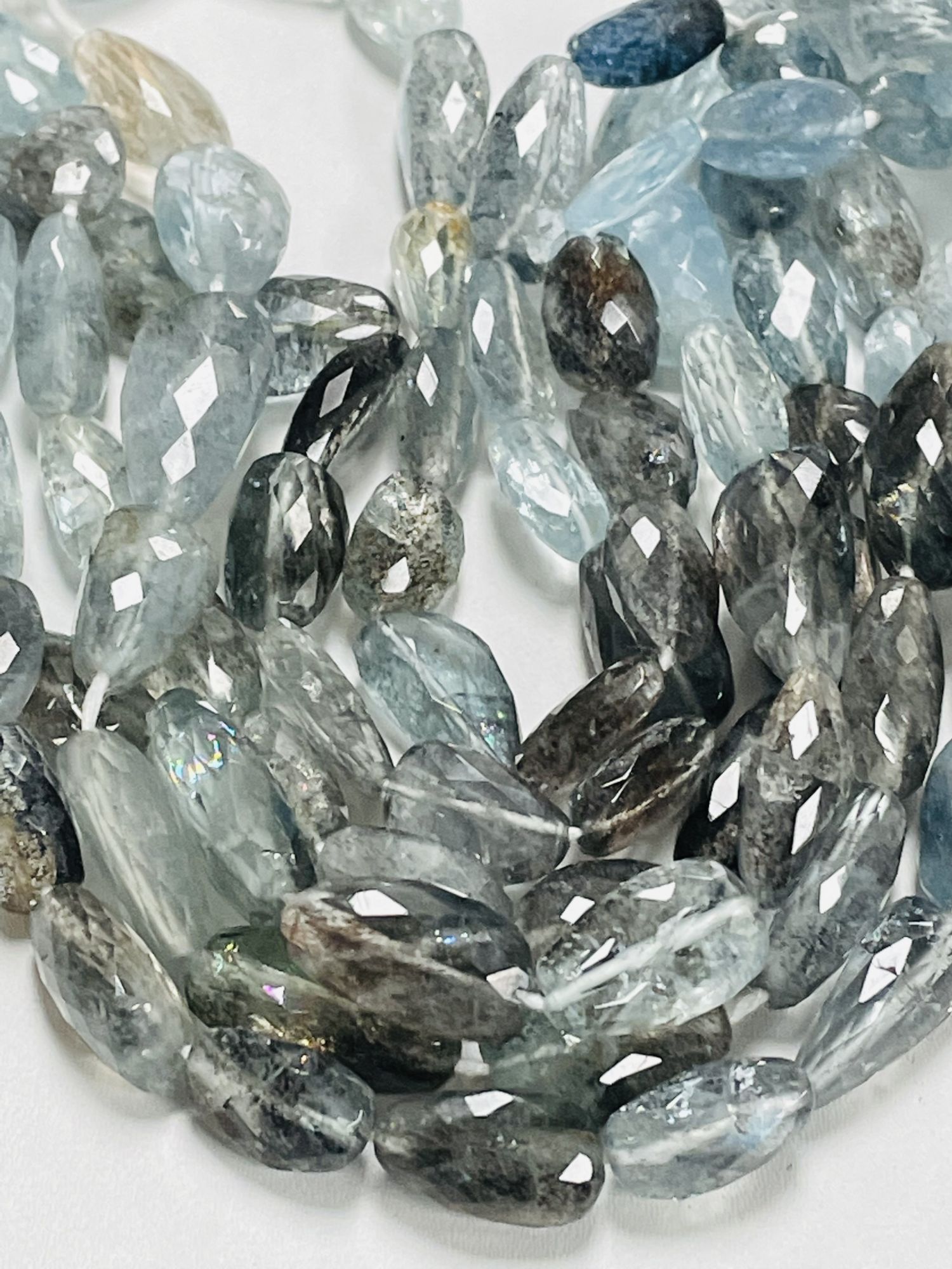 Copper Aquamarine Nugget Faceted