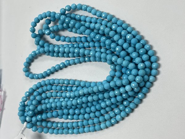 Turquoise Round Faceted