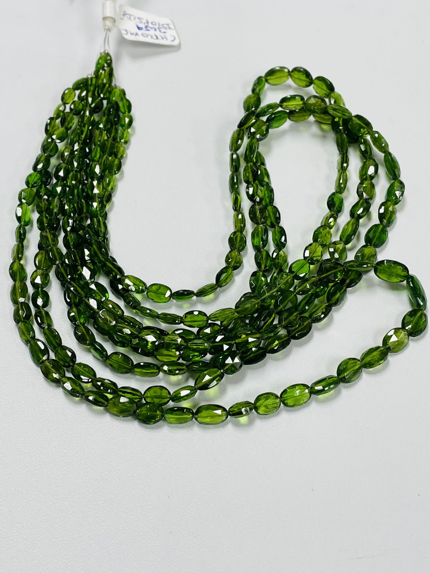 Chrome Diopside Oval Faceted