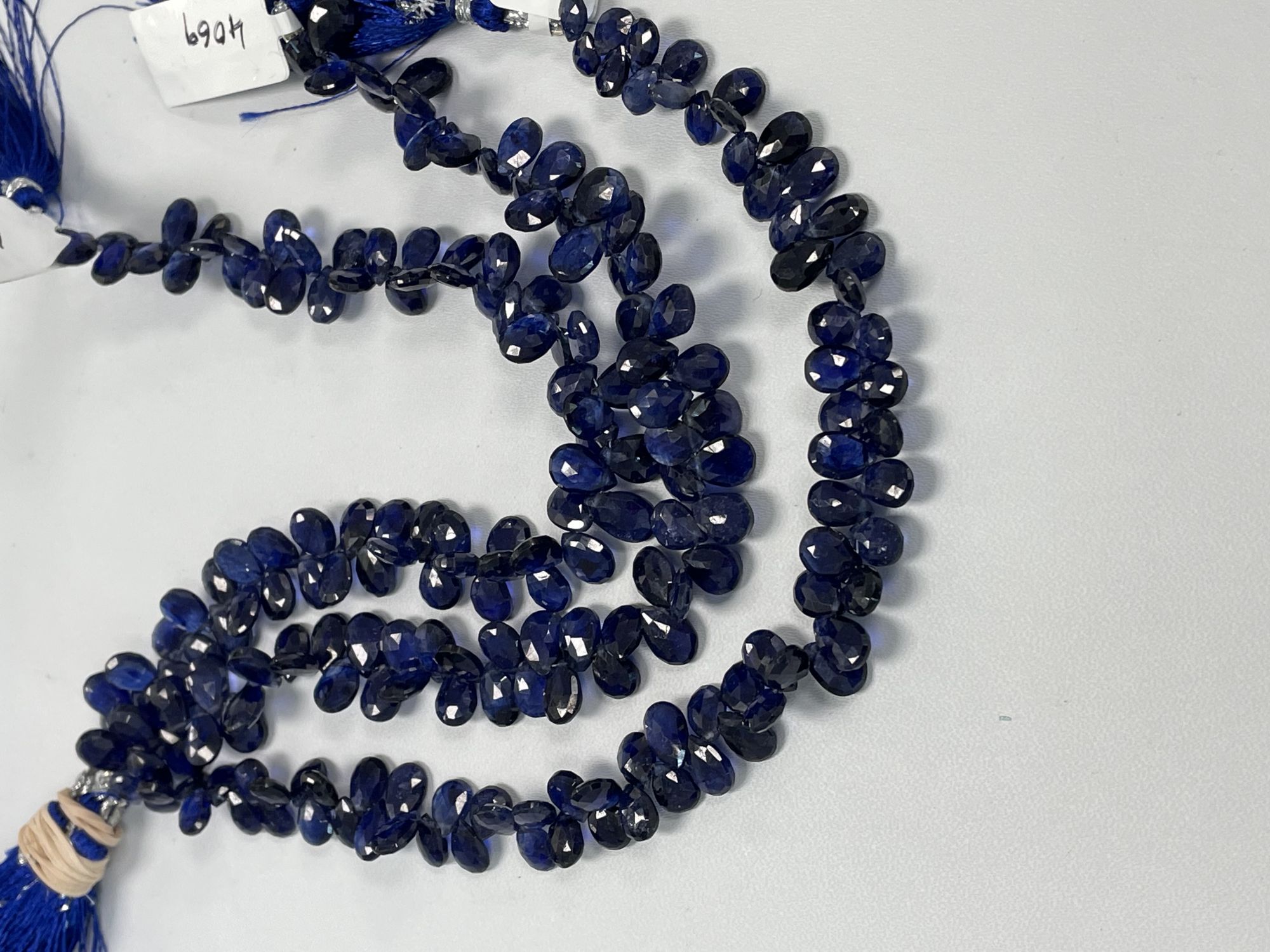 Blue Sapphire Pear Faceted