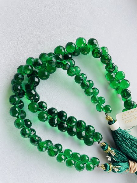 Green Onyx Onions Faceted