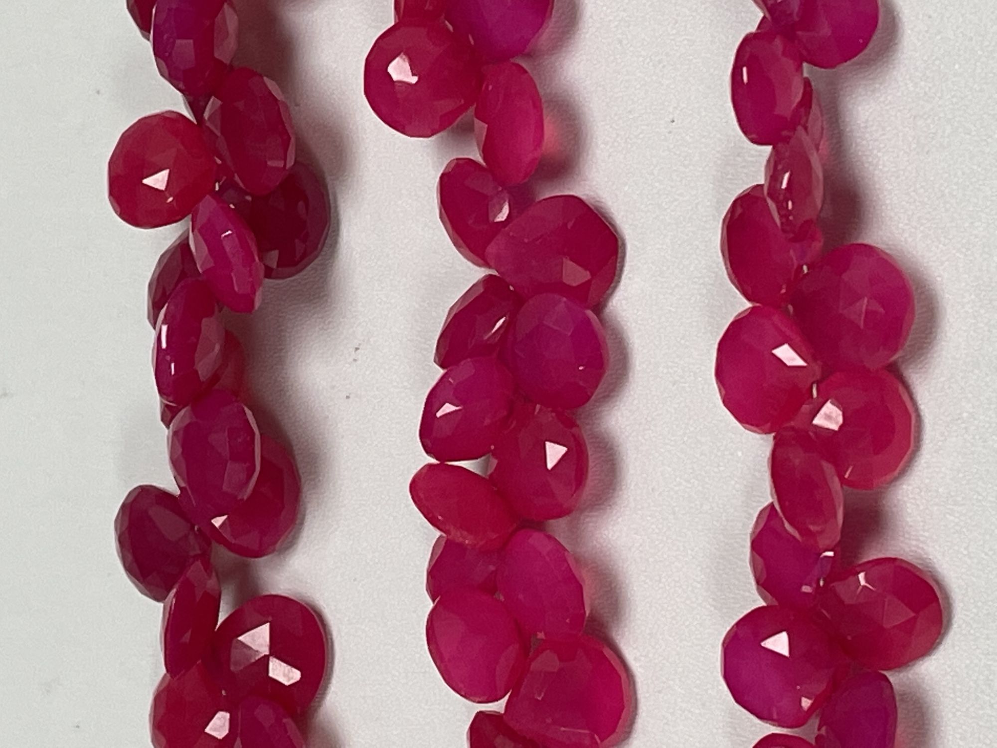 Pink Chalcedony Heart Faceted