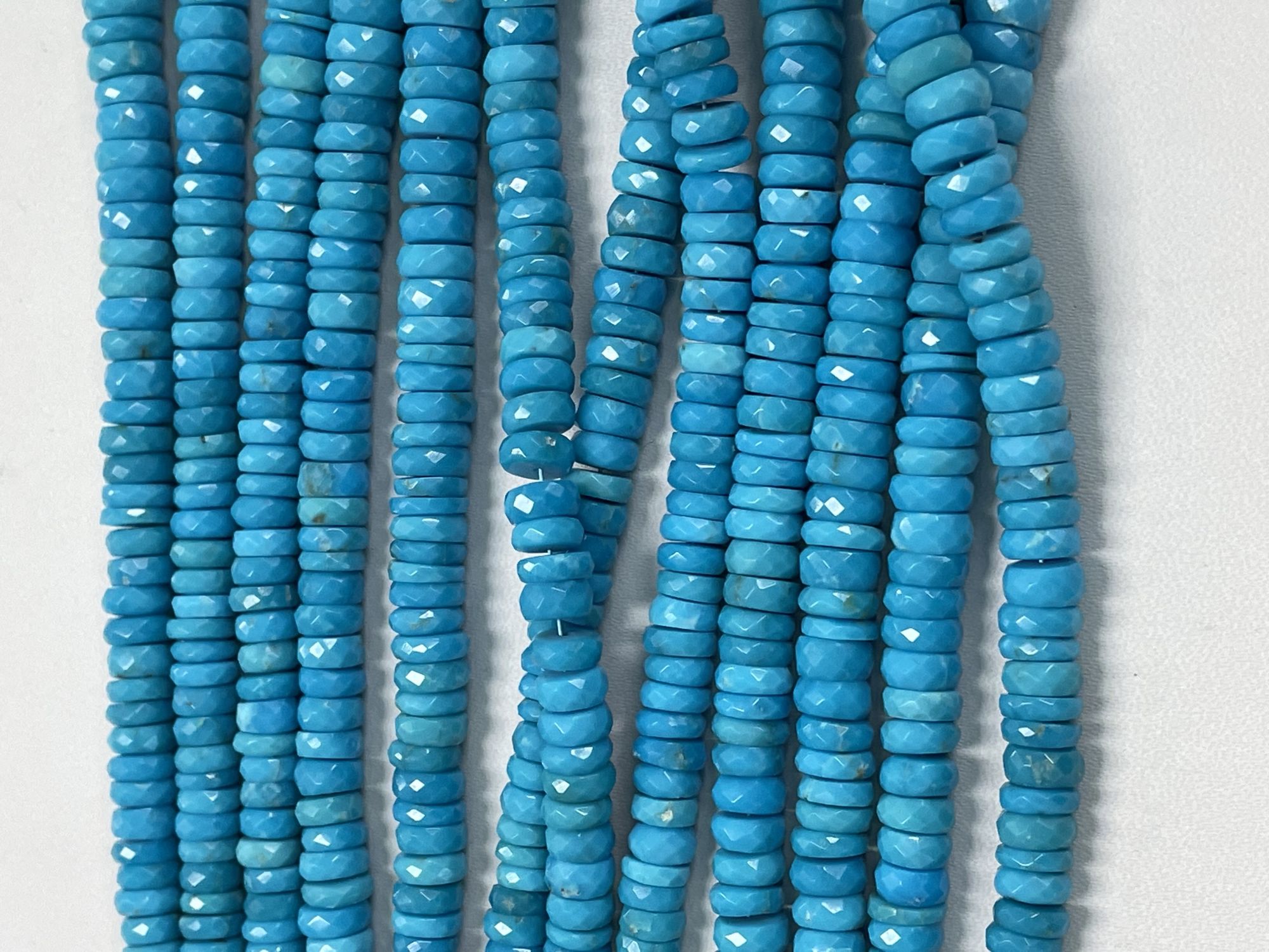 Turquoise Tire Faceted