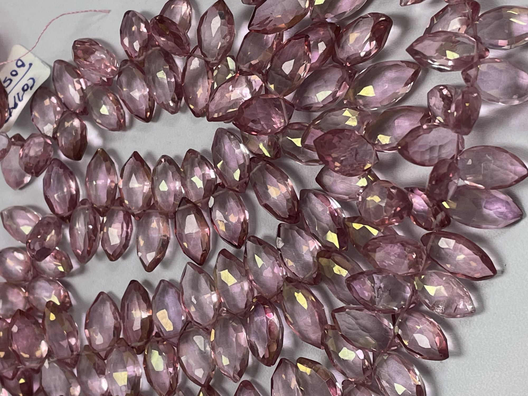 Pink Mystic Quartz Marquise Faceted
